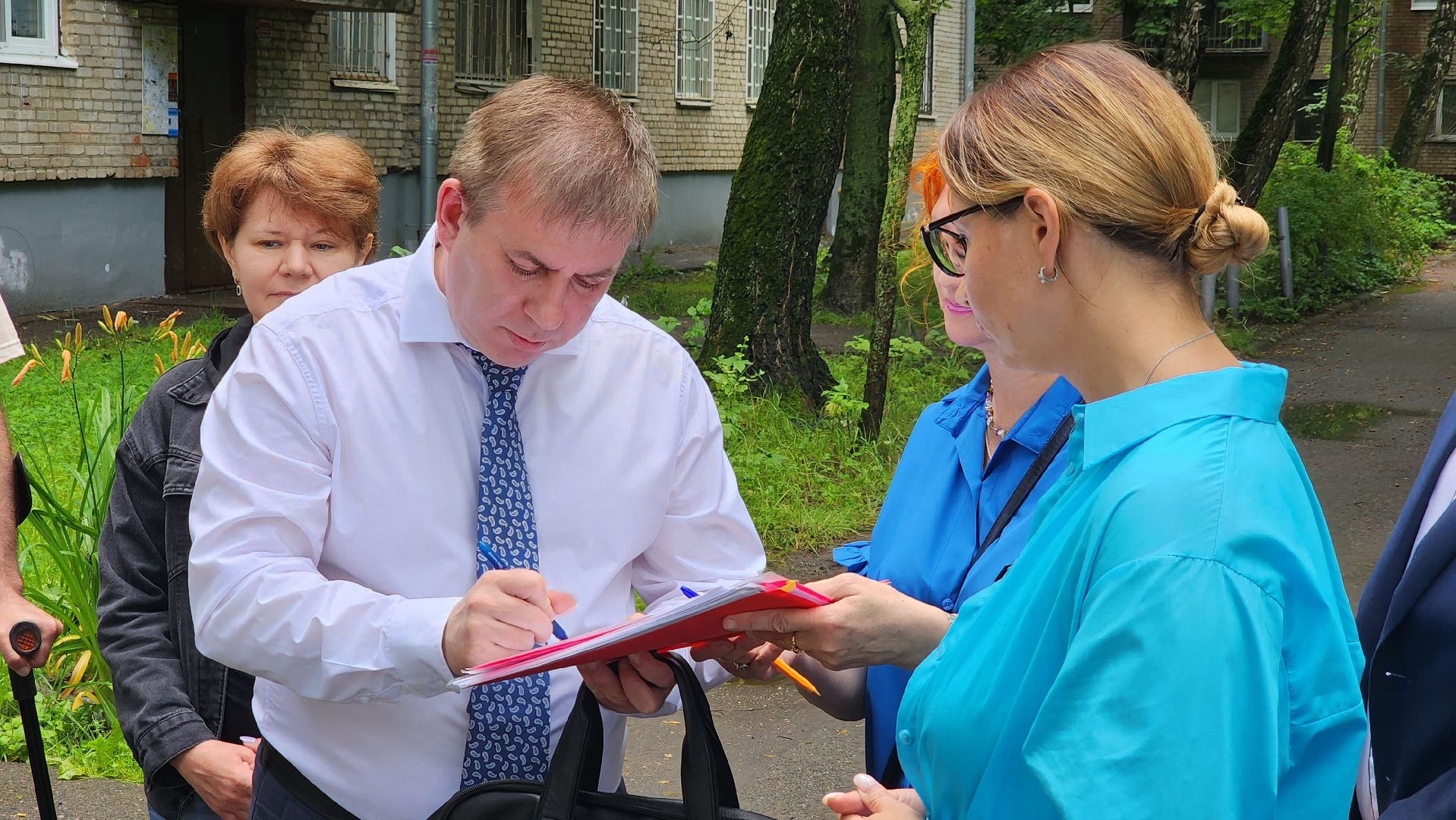 благоустройство, встречи с жителями,