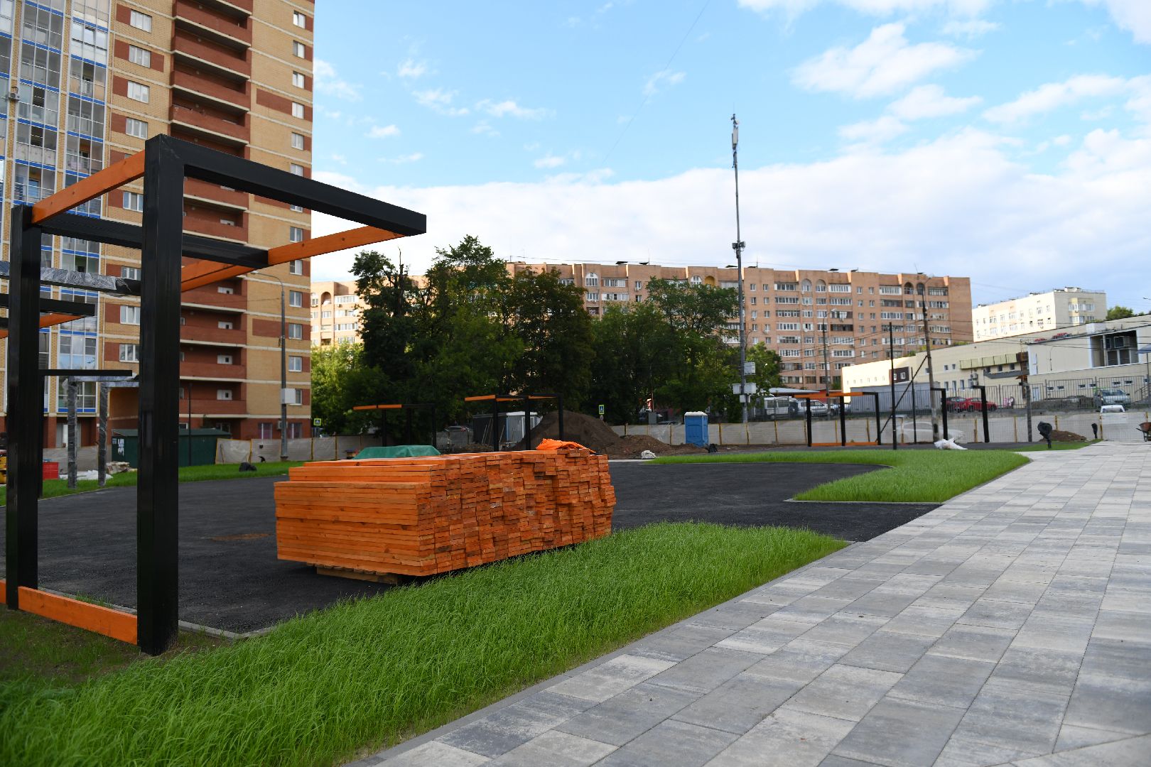 лыткарино, сквер, благоустройство