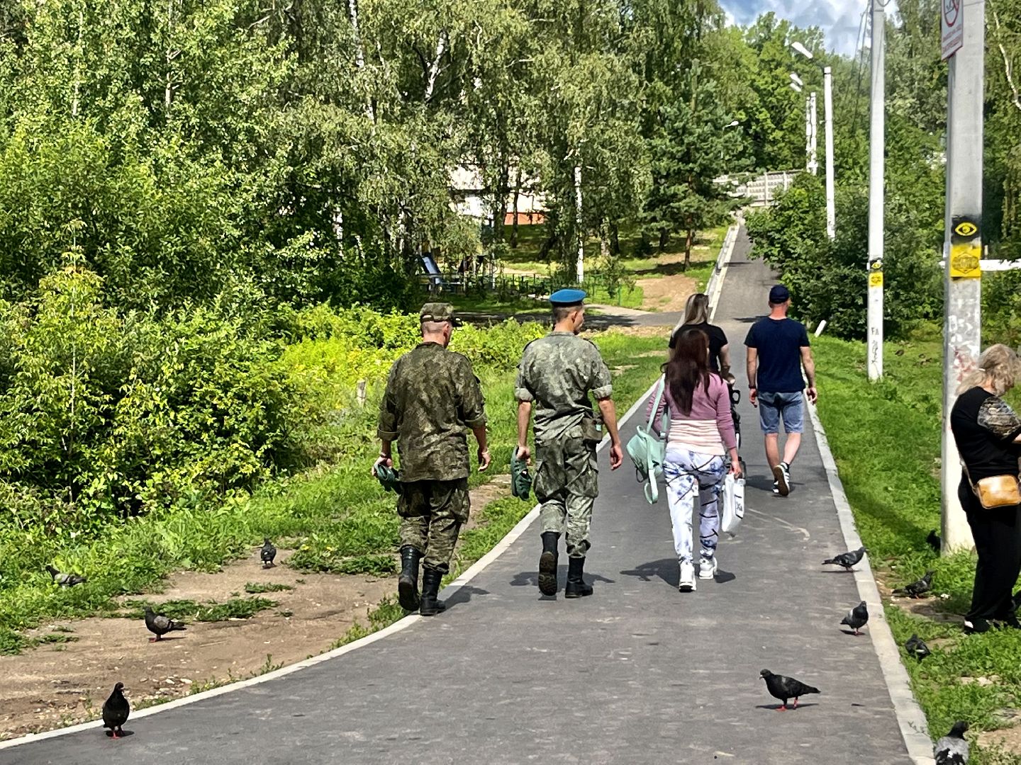 Наро-Фоминск, благоустройство, тротуар, зоны отдыха, лето в Подмосковье