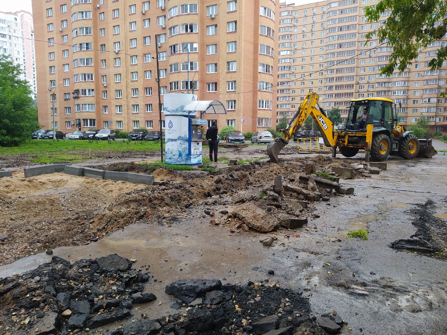 Дедовск, парковка, благоустройство