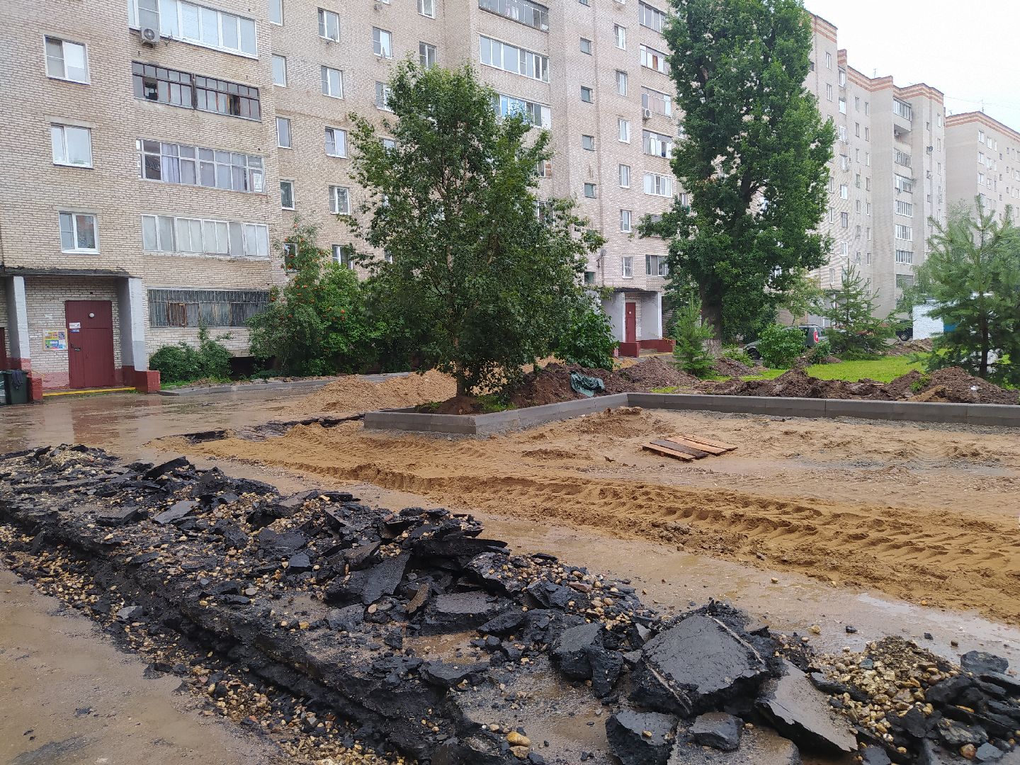 Дедовск, парковка, благоустройство