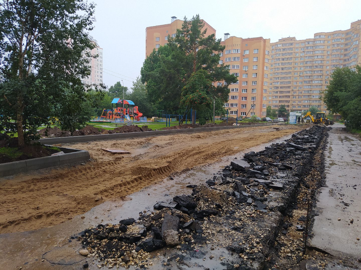 Дедовск, парковка, благоустройство