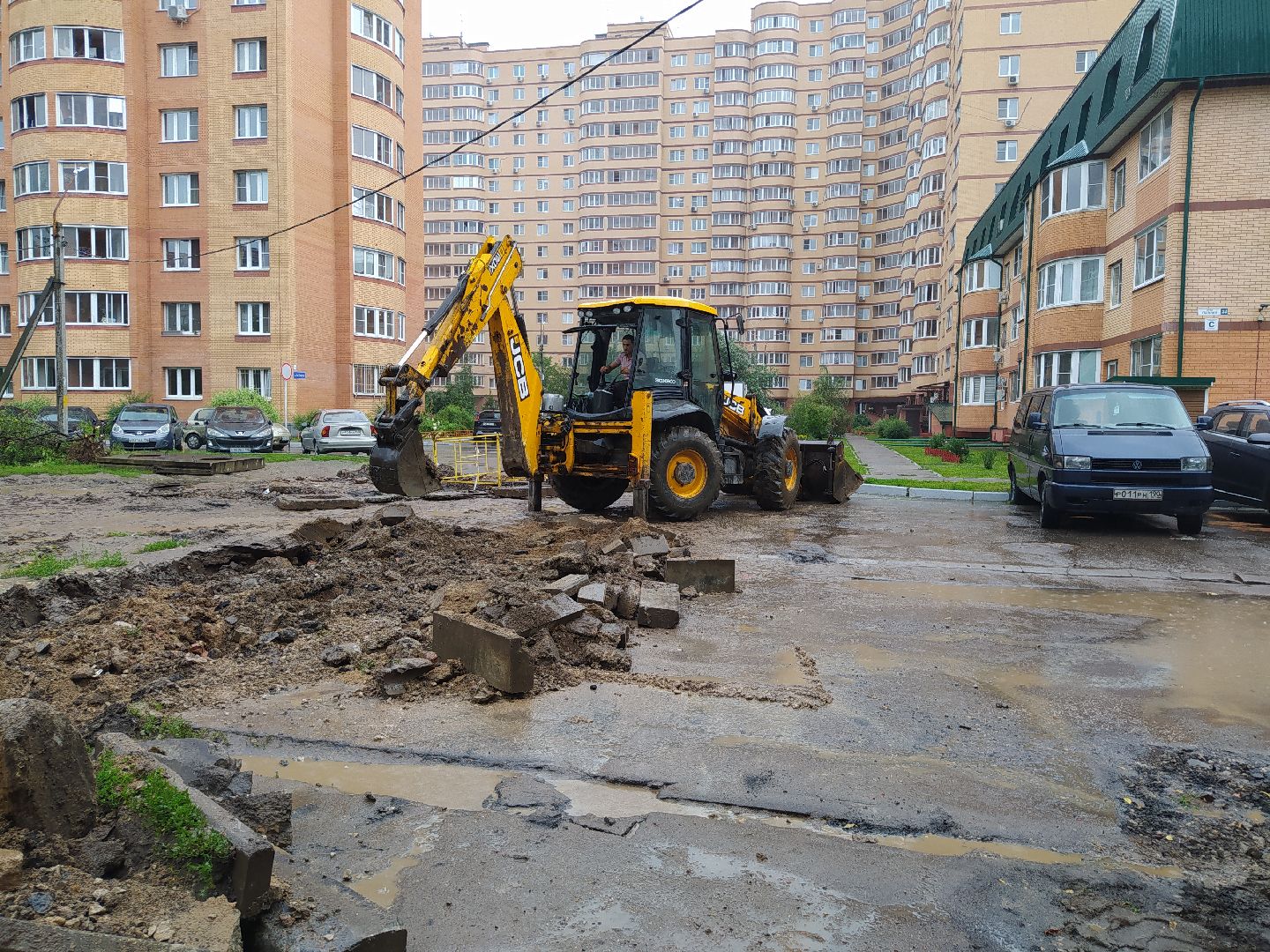 Дедовск, парковка, благоустройство