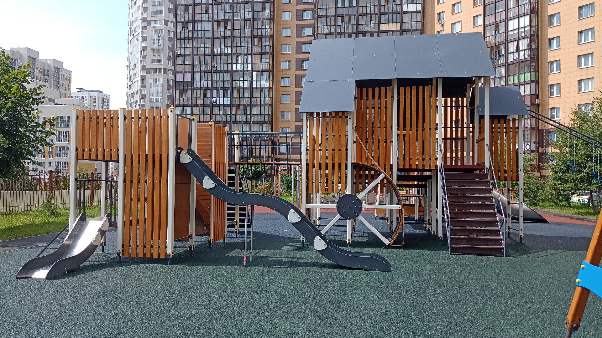 Реутов, благоустройство, детская площадка, МАФы, игровой комплекс