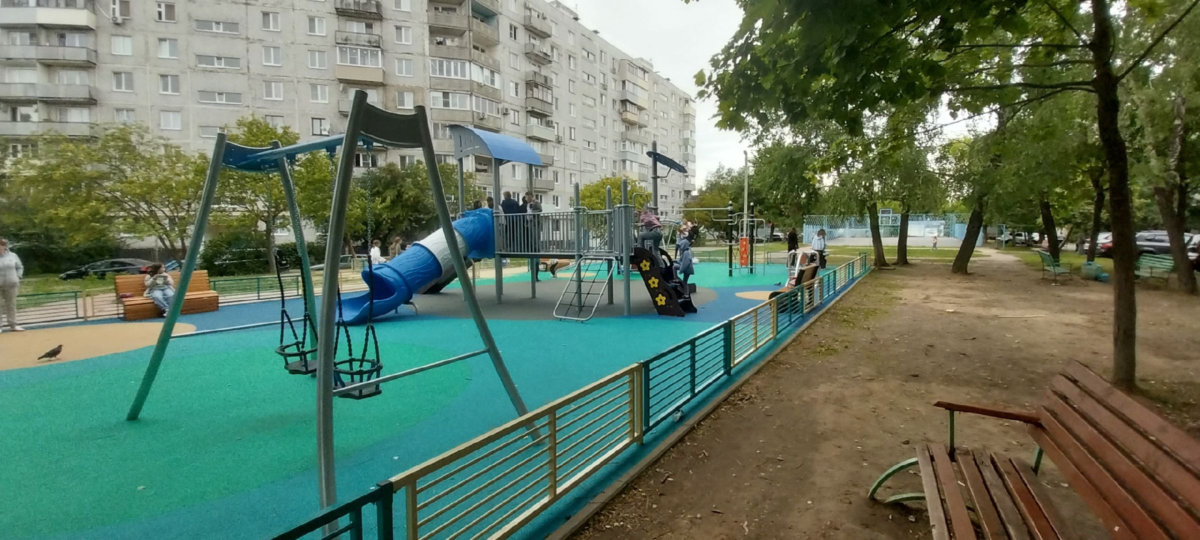 Коломна, детская площадка, благоустройство дворов