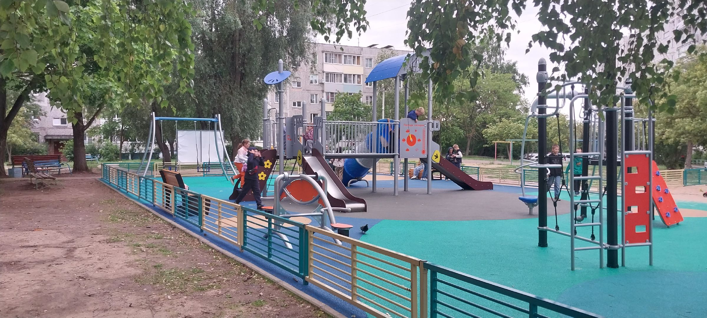 Коломна, детская площадка, благоустройство дворов