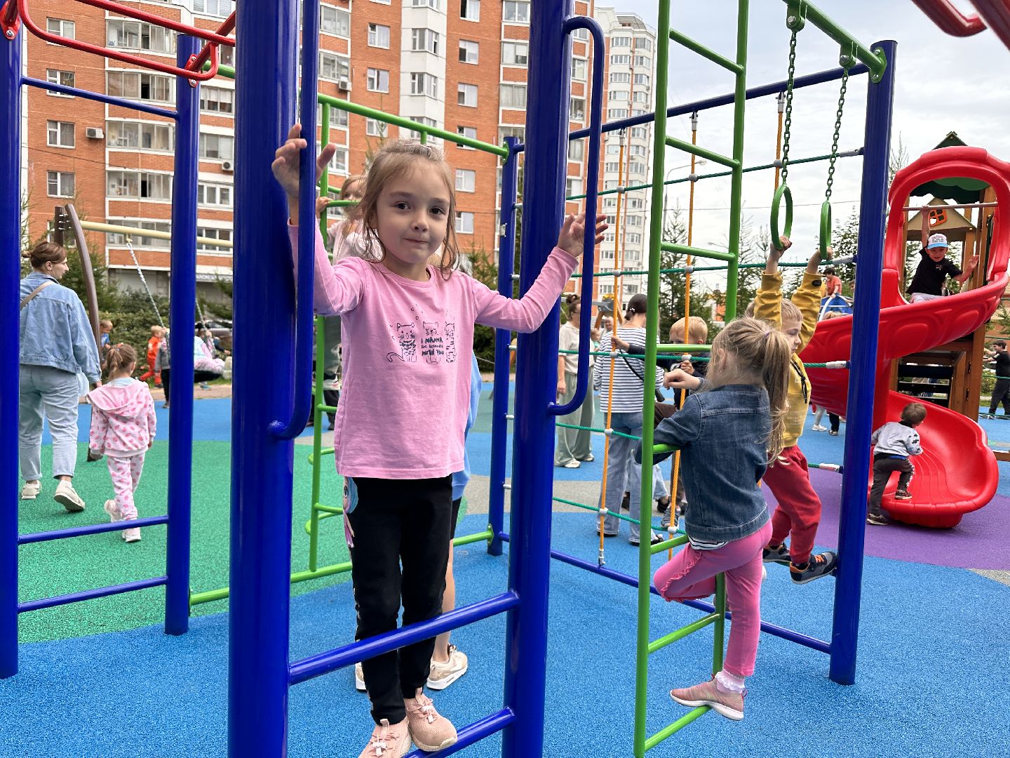 Одинцово, Праздник двора, Благоустройство, Новая детская площадка