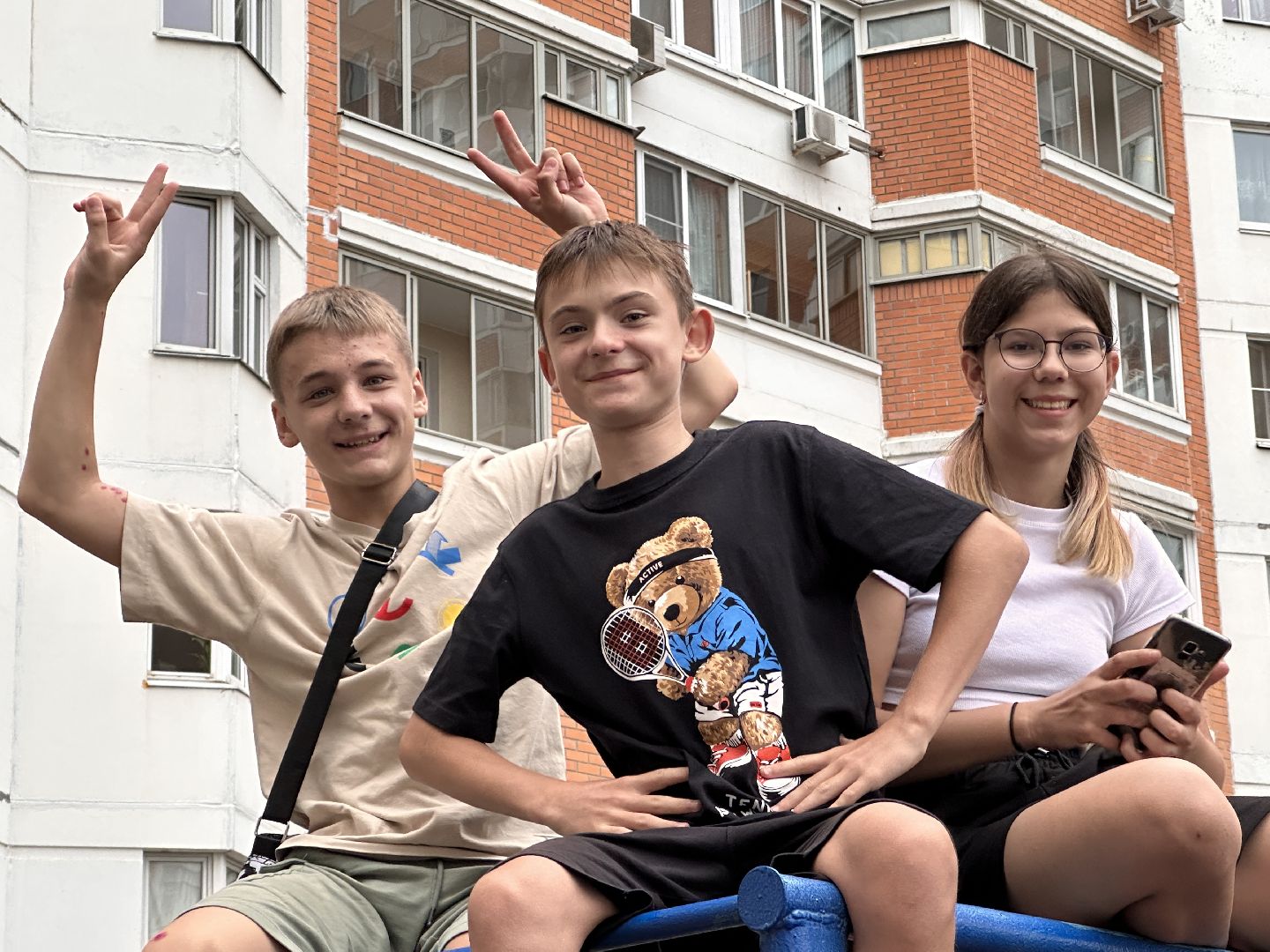 Одинцово, Праздник двора, Благоустройство, Новая детская площадка