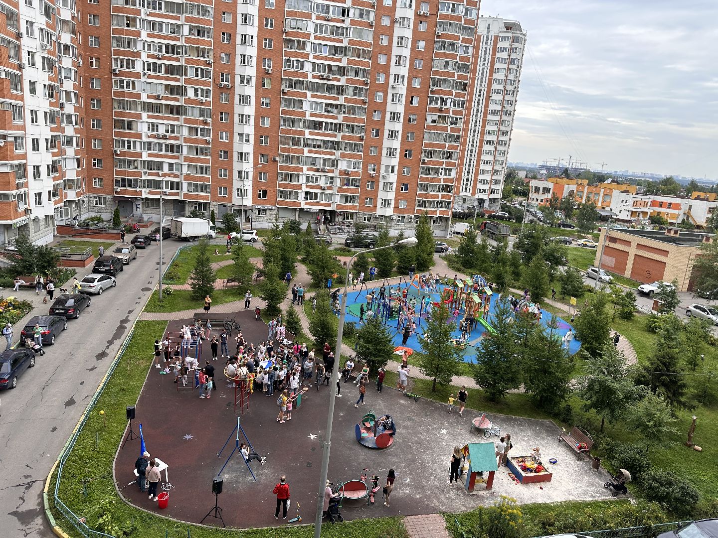 Одинцово, Праздник двора, Благоустройство, Новая детская площадка