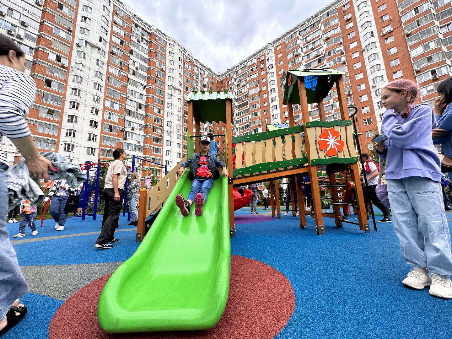 Одинцово, Праздник двора, Благоустройство, Новая детская площадка