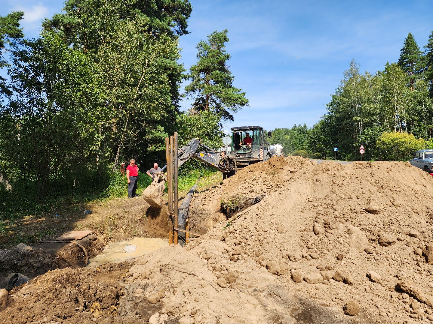 ЖКХ, прорыв трубы, водоснабжение