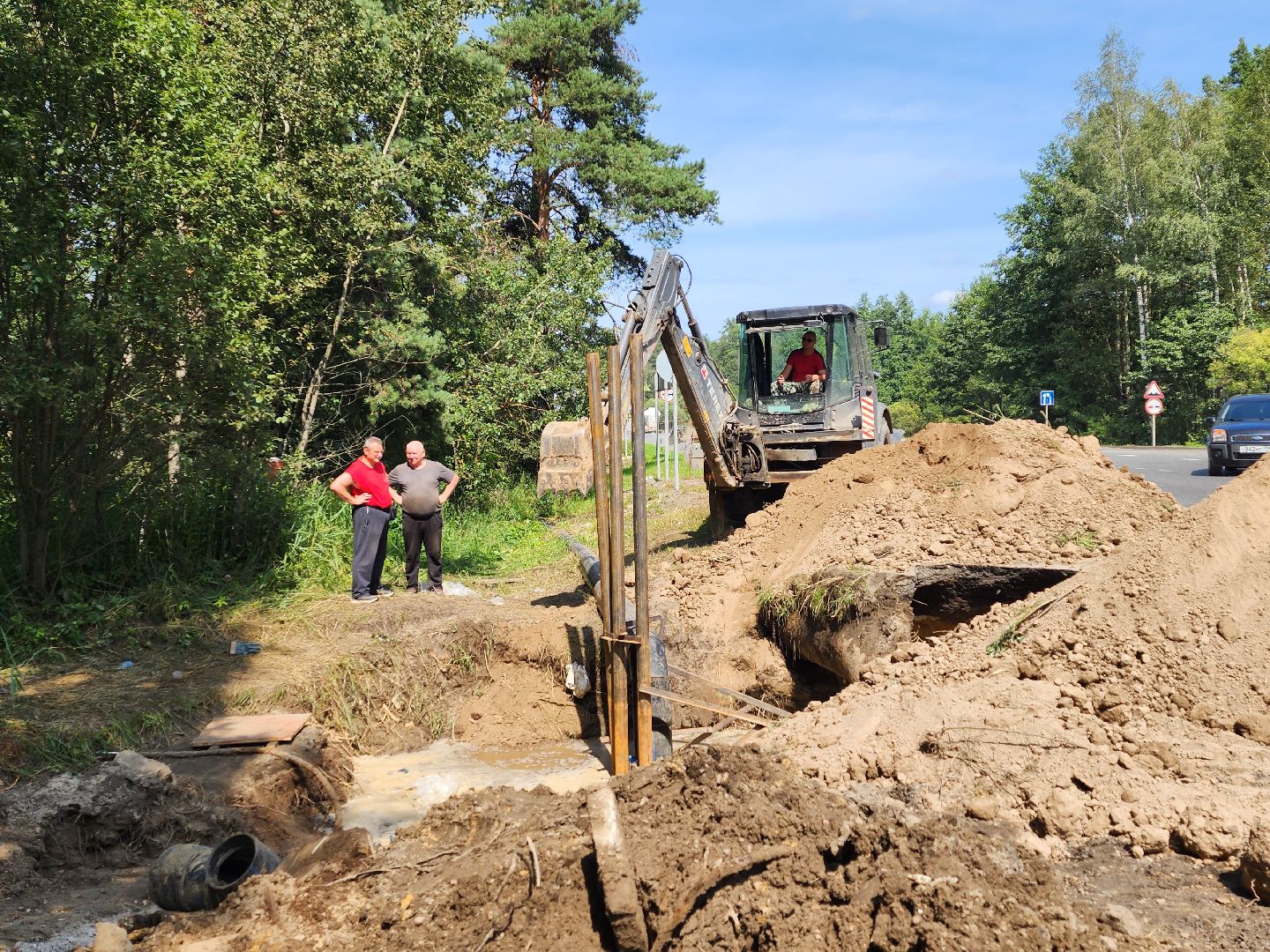 ЖКХ, прорыв трубы, водоснабжение
