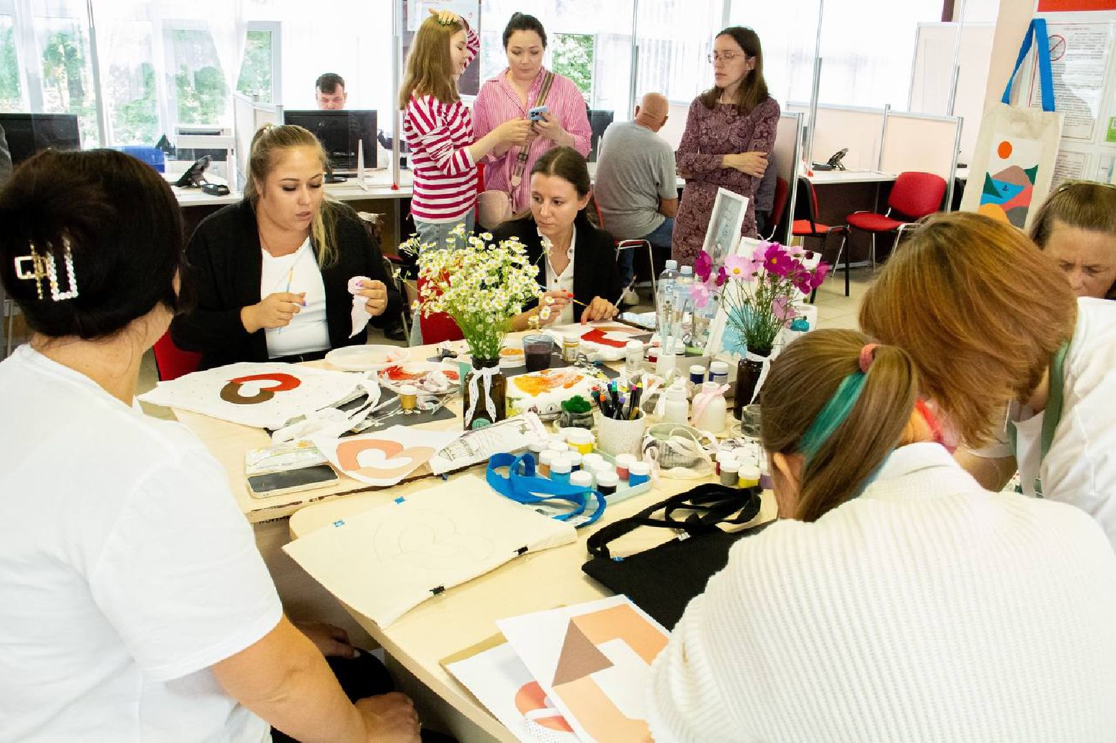 Подольск, МФЦ, праздник, мастер-класс, роспись по ткани