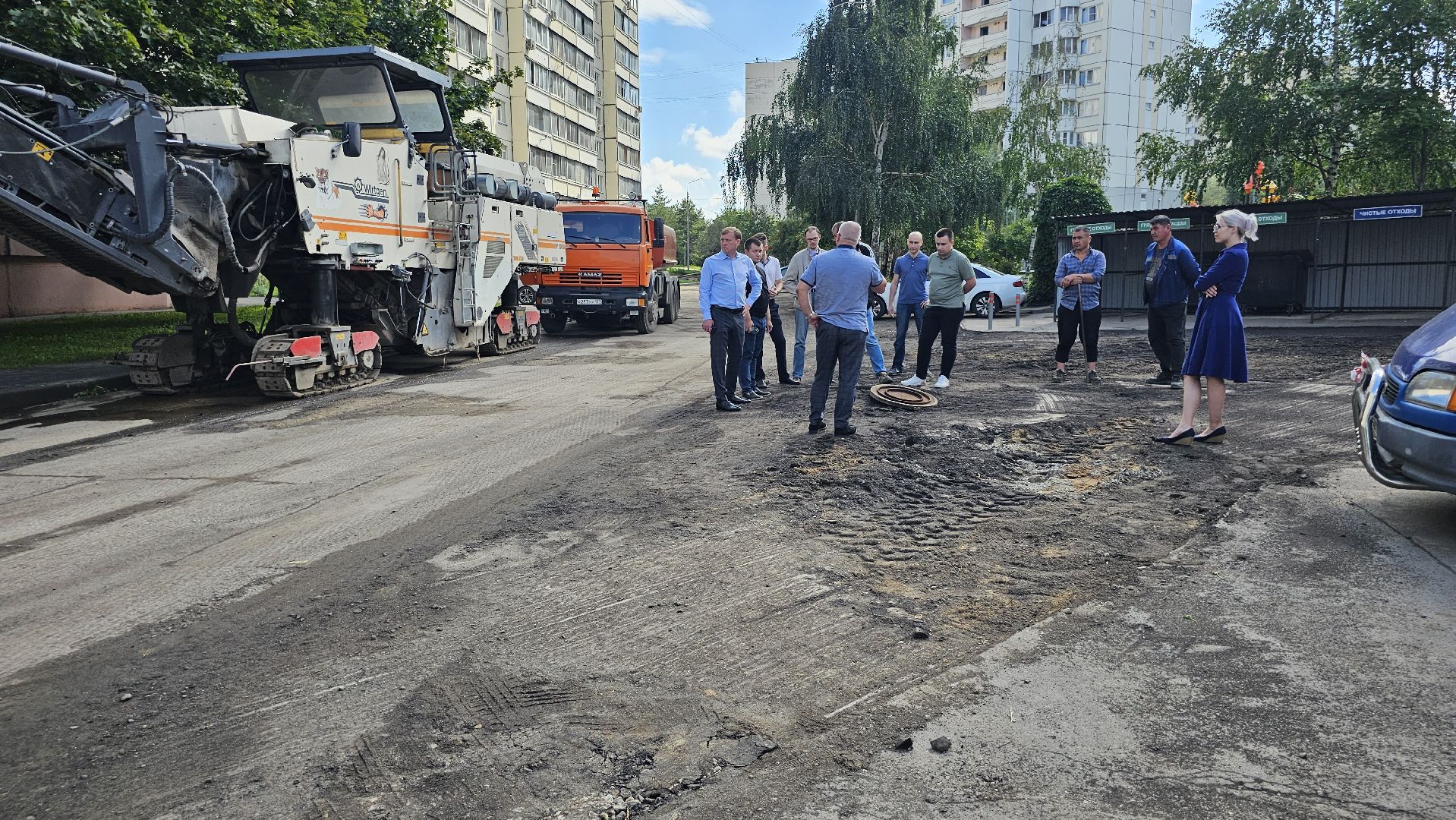 комплексный ремонт дворовых территорий, Котельники