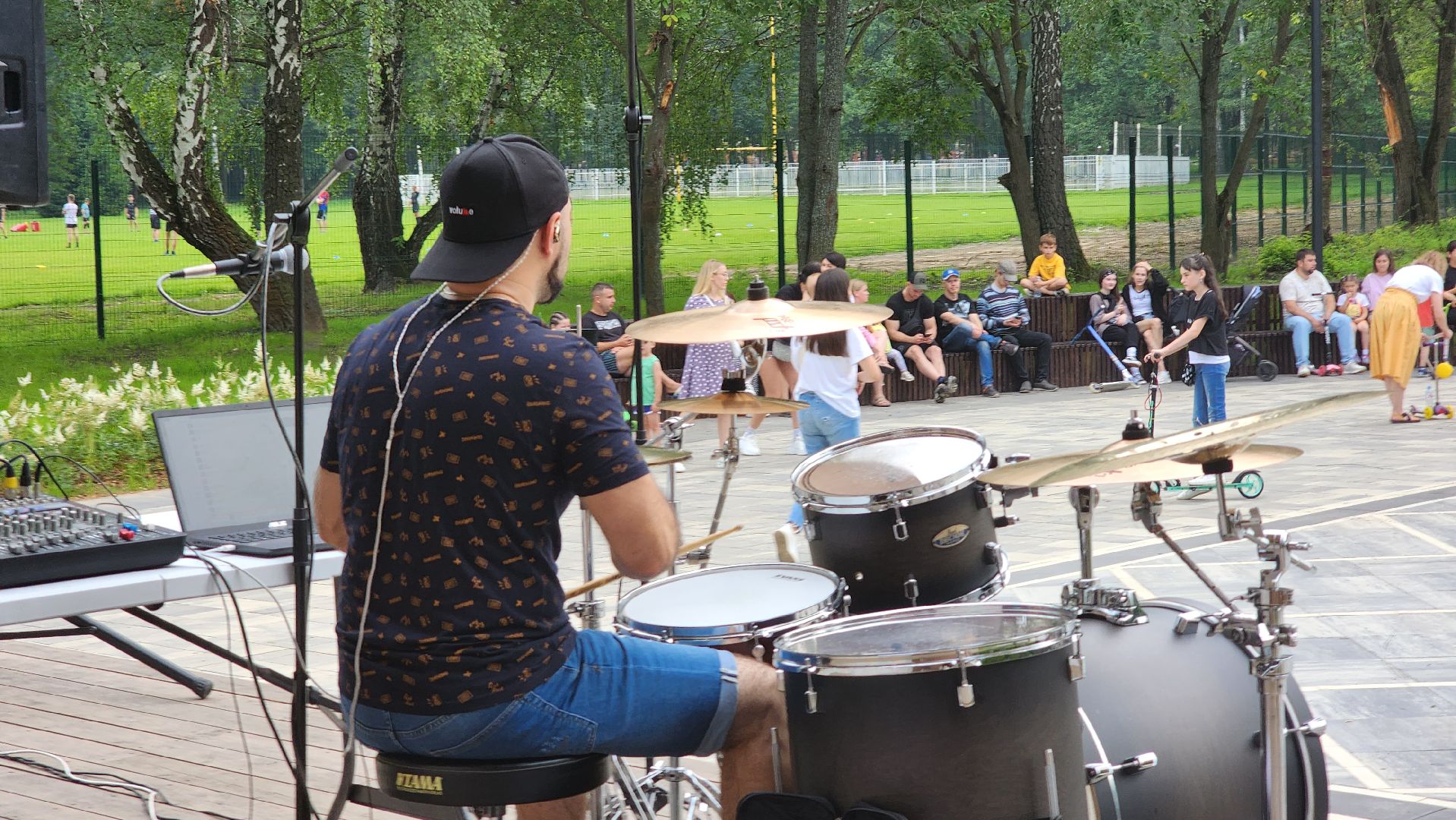 Ступино, молодежное лето, уличные музыканты