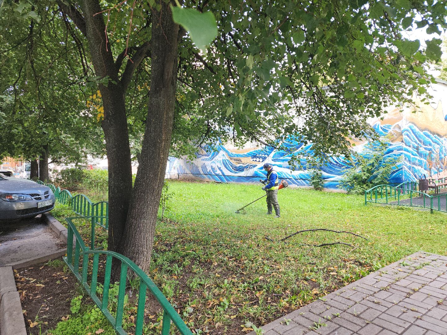 жкх; благоустройство; покос; видное