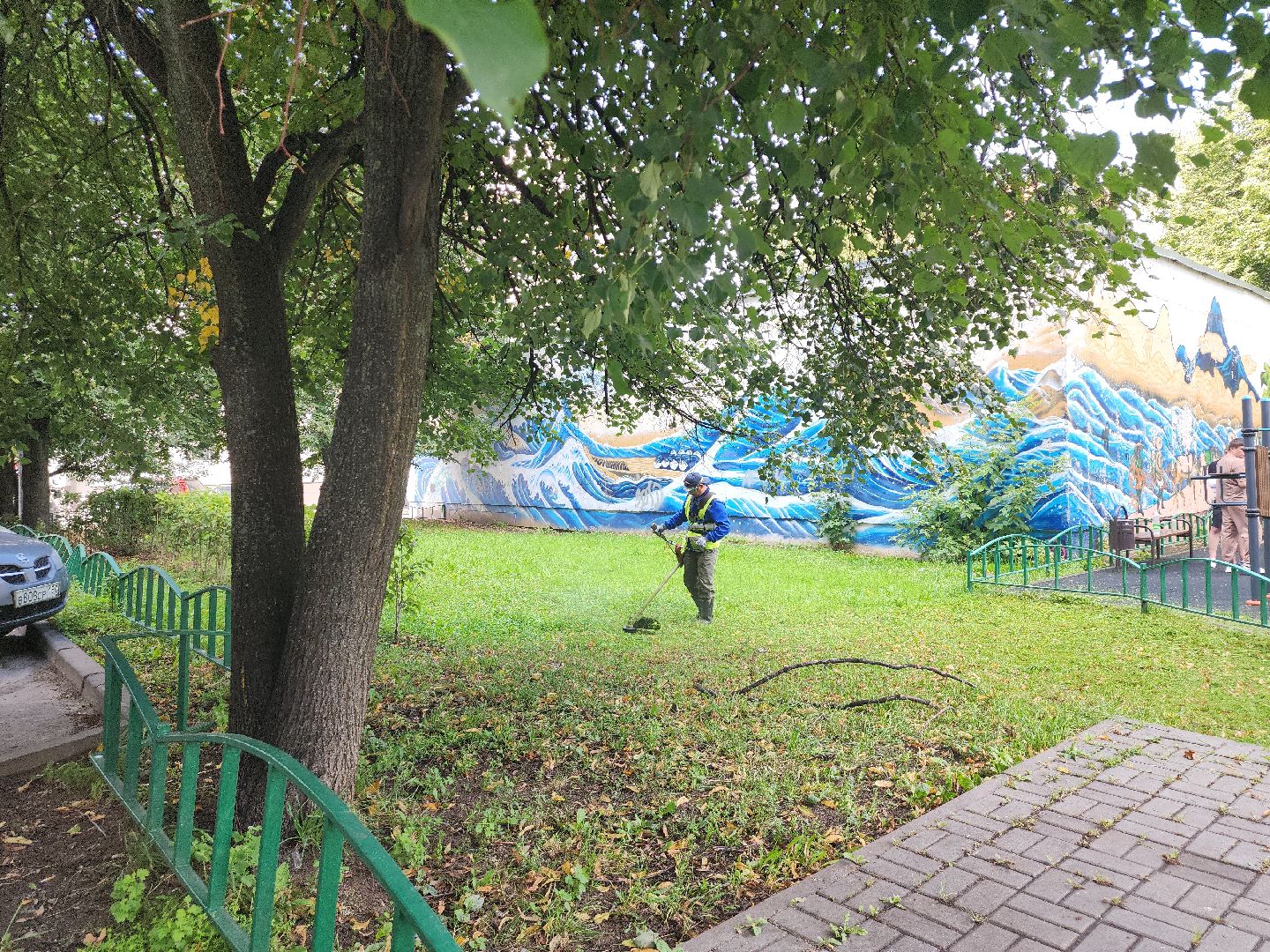 жкх; благоустройство; покос; видное