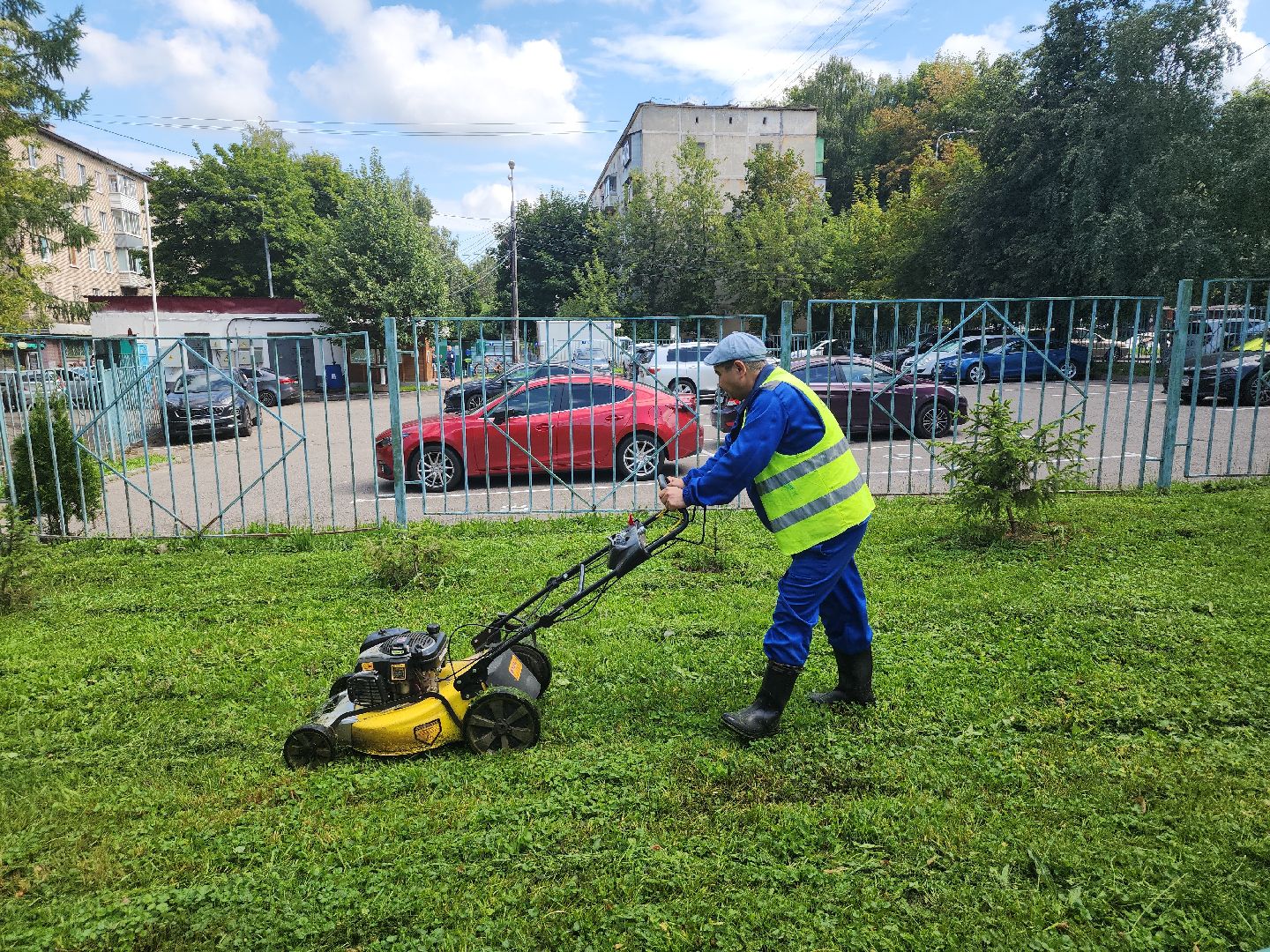 жкх; благоустройство; покос; видное