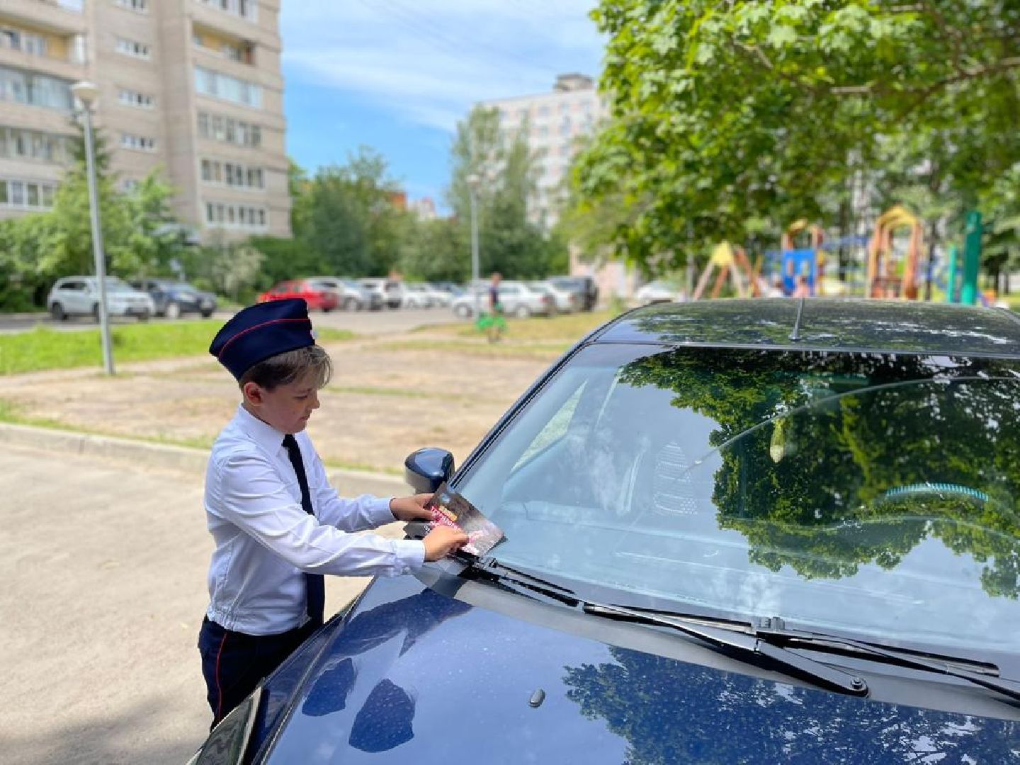 Безопасный двор, юный инспектор дорожного движения, Госавтоинспекция, Дубна