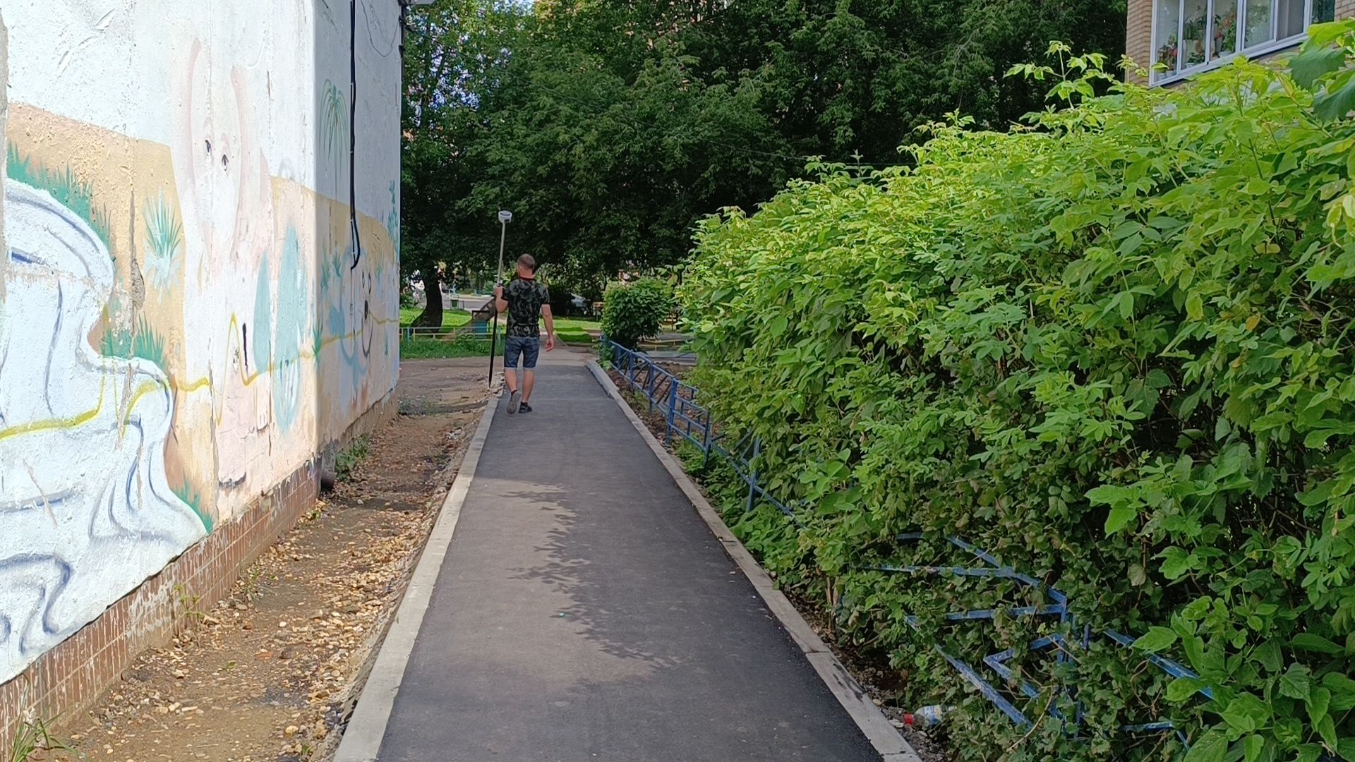 Лобня, благоустройство, двор