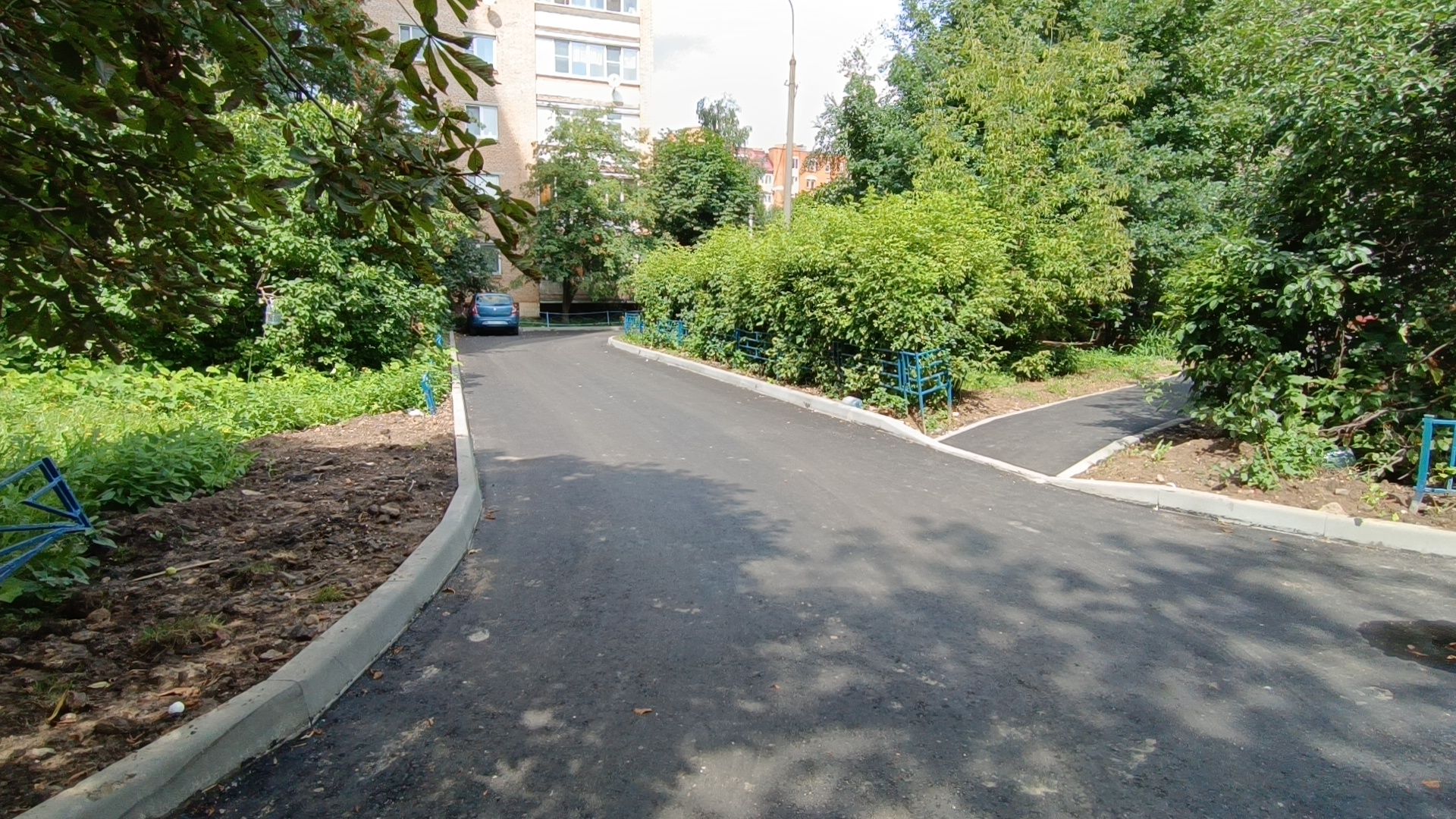 Лобня, благоустройство, двор