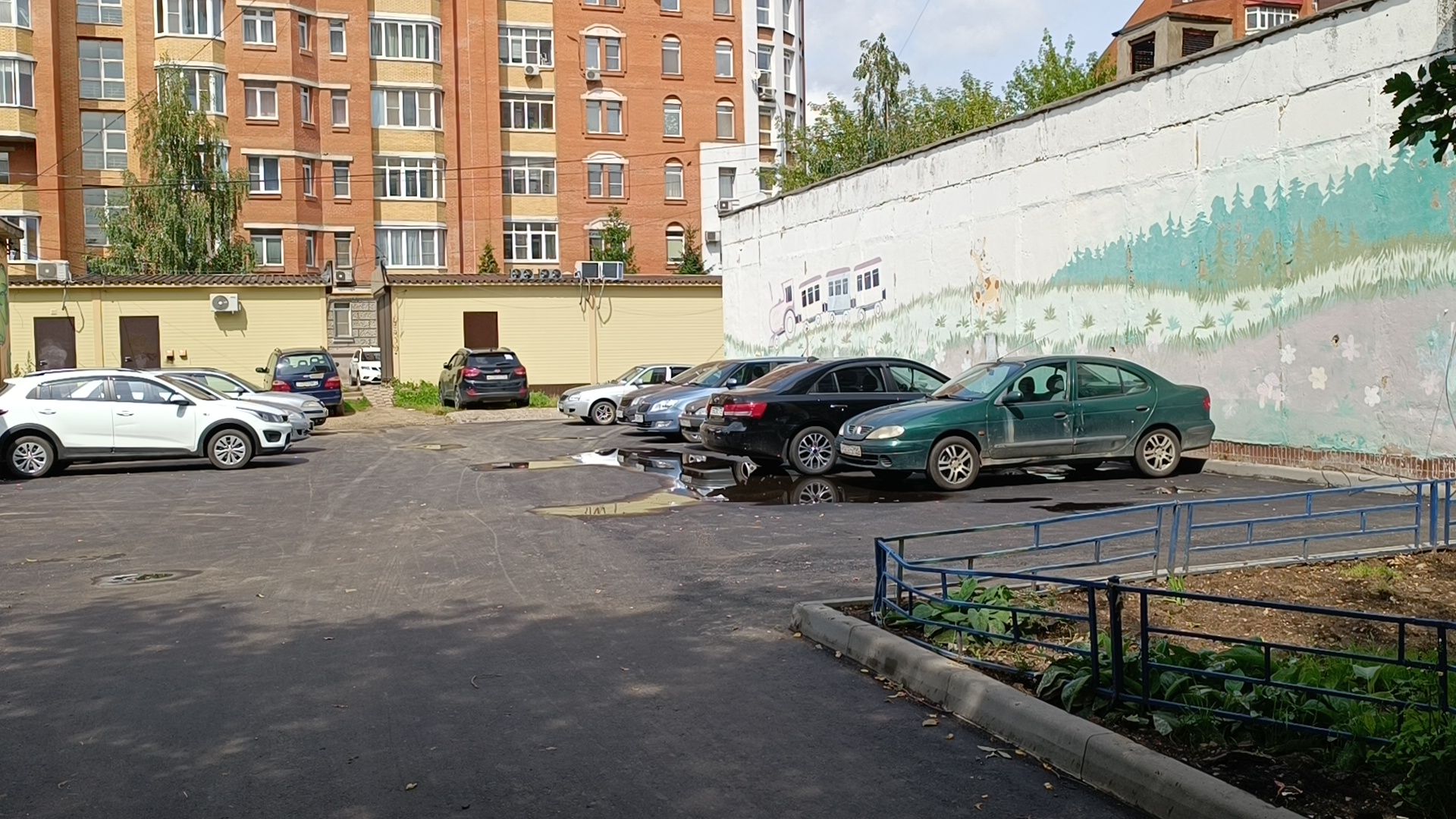 Лобня, благоустройство, двор