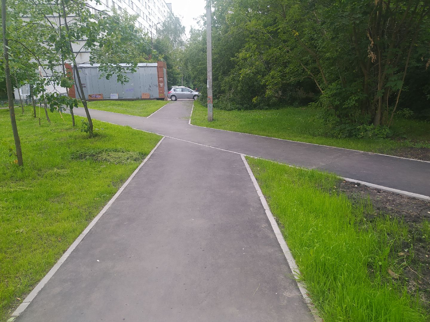 Нахабино, тропинка, благоустройство