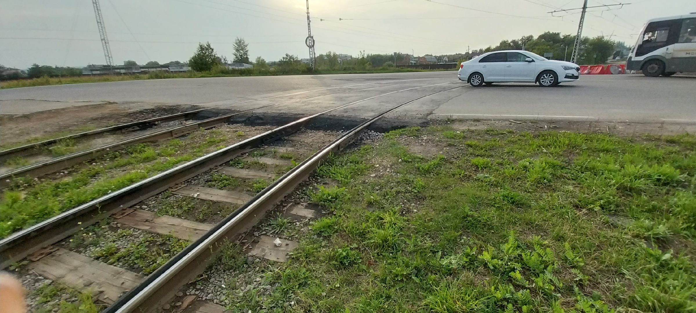 Коломна, дороги, трамвайные пути, ремонт путей, новый асфальт