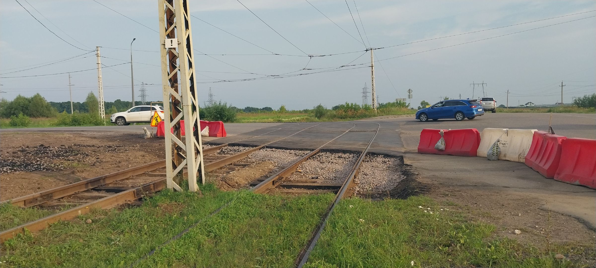 Коломна, дороги, трамвайные пути, ремонт путей, новый асфальт