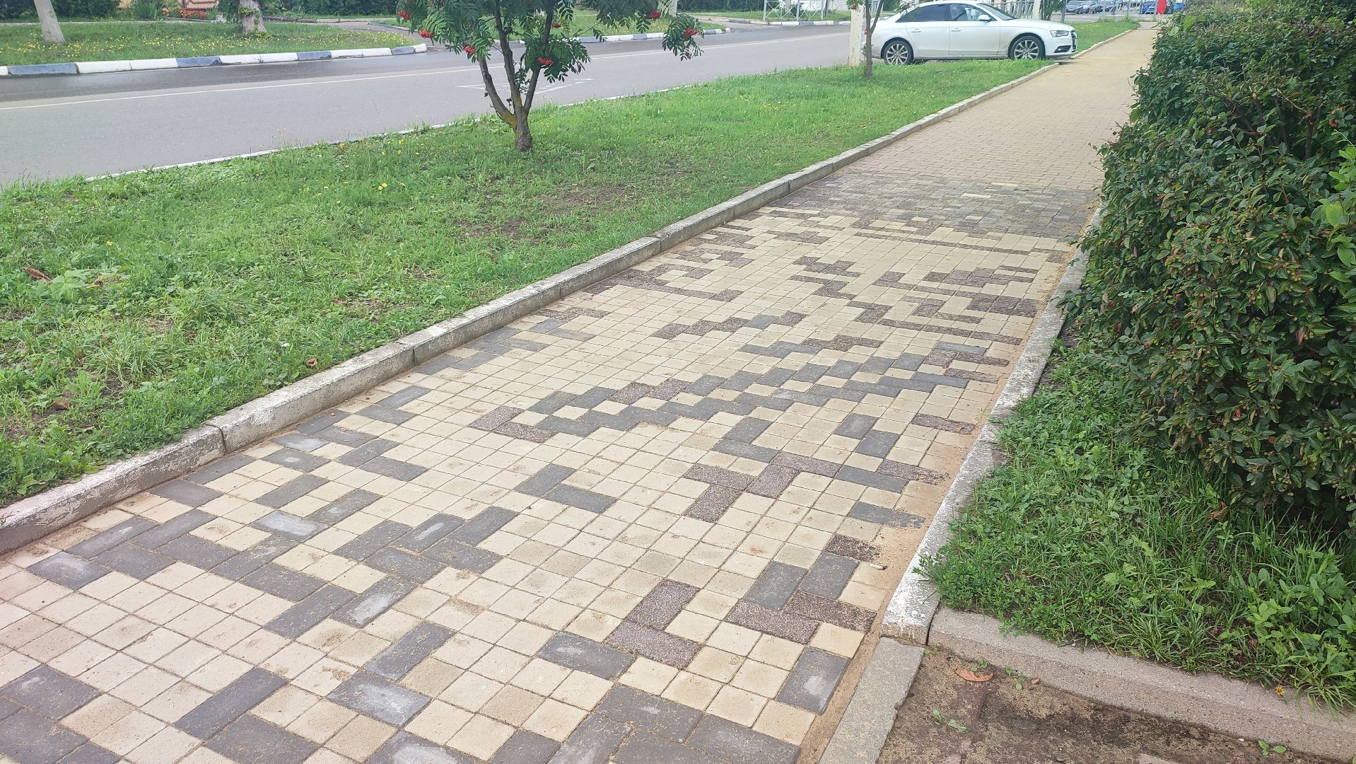 Кашира, тротуар, плитка, ремонт, благоустройство
