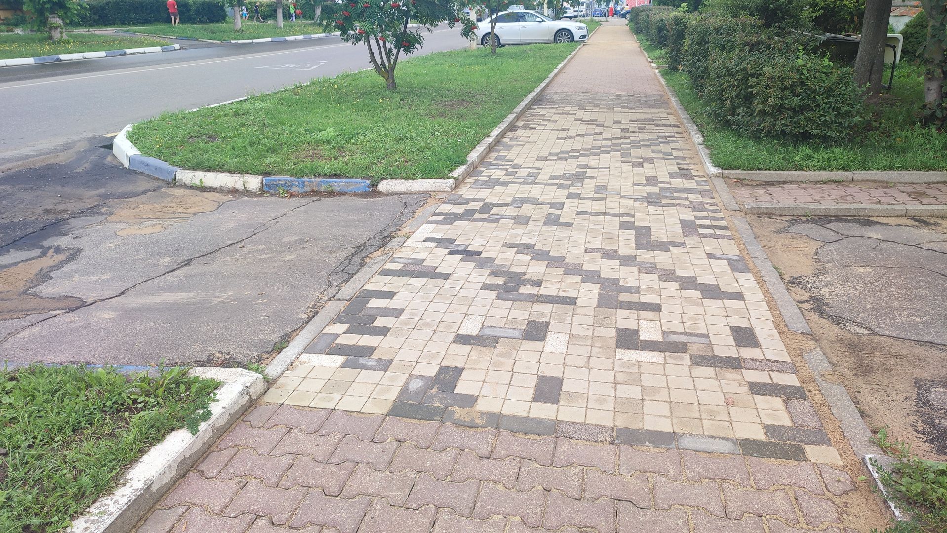 Кашира, тротуар, плитка, ремонт, благоустройство