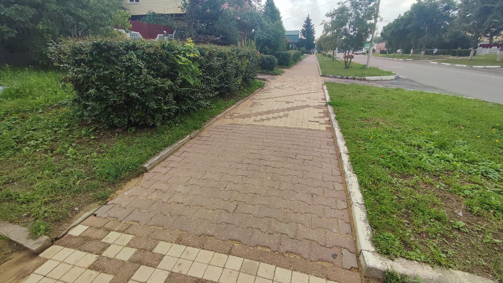 Кашира, тротуар, плитка, ремонт, благоустройство