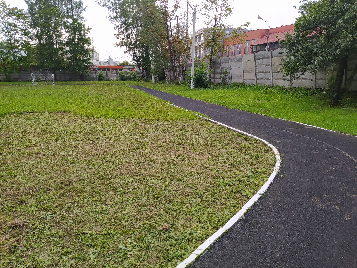 Нахабино, газон, трава, работы