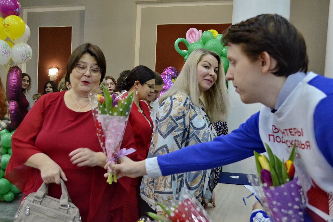 Балашиха, 8 марта, волонтёры, праздники, спорт, Ирина Скворцова