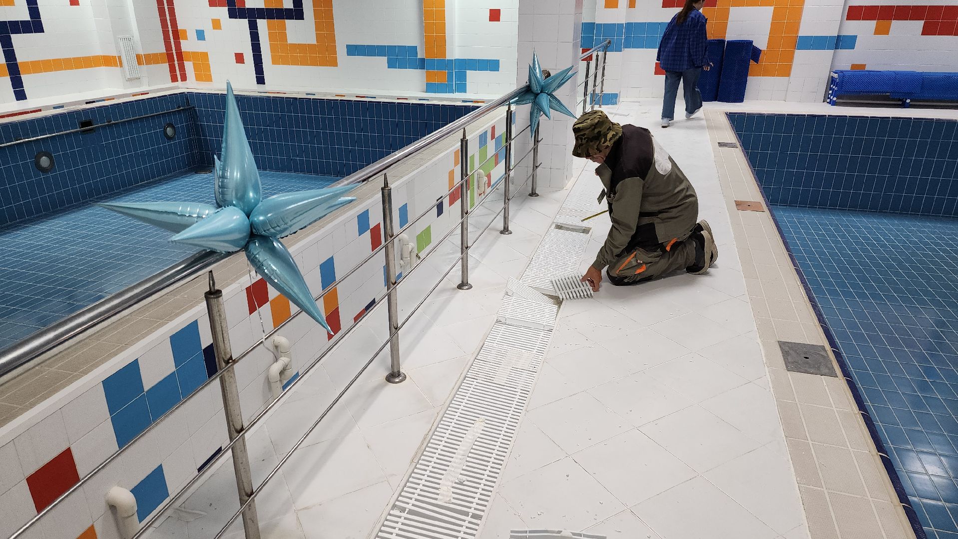 Долгопрудный, детский бассейн, дети, плавание, ремонт, ФСК