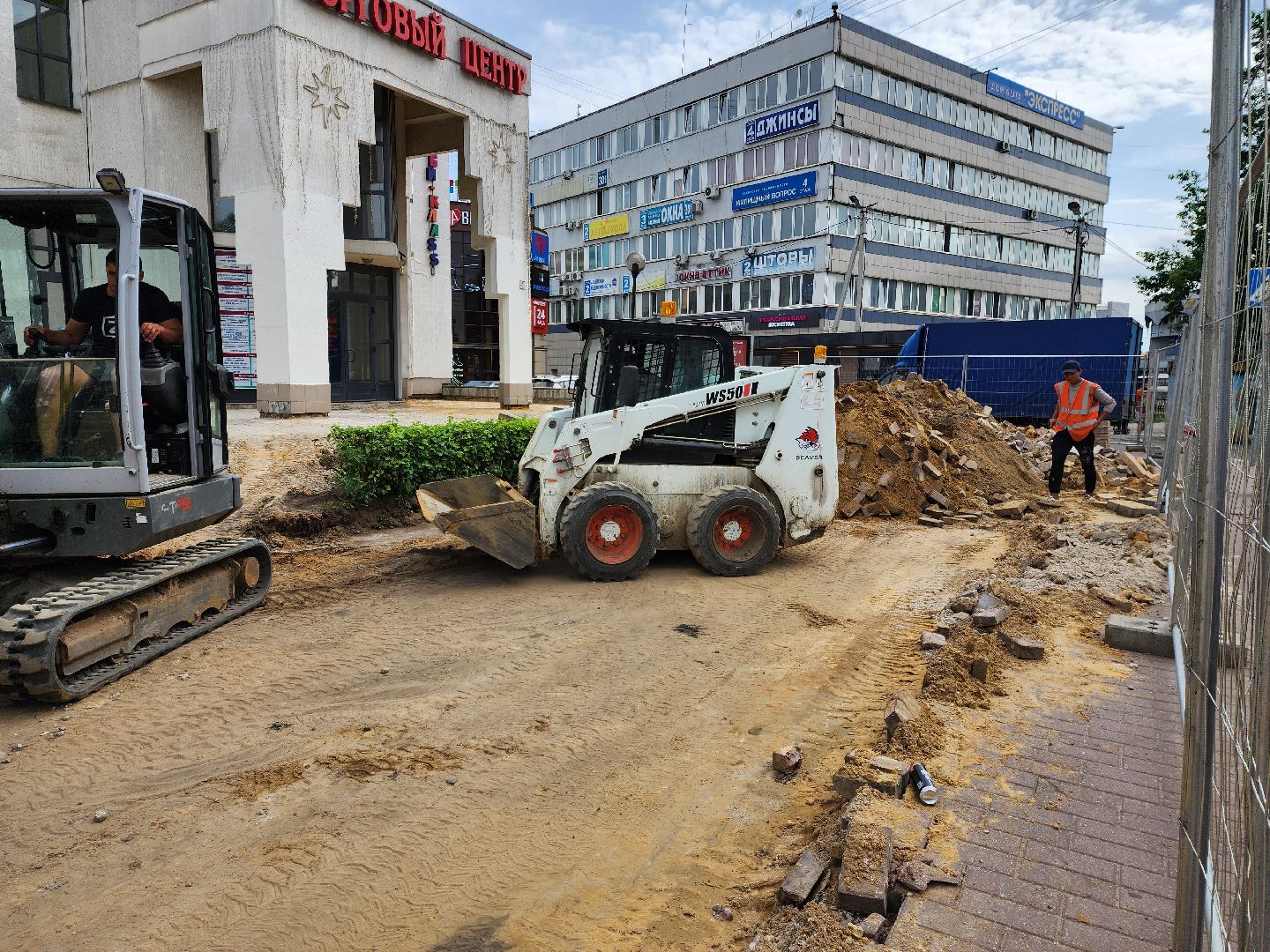 Раменское, благоустройство, реконструкция площади у кинотеатра Юбилейный