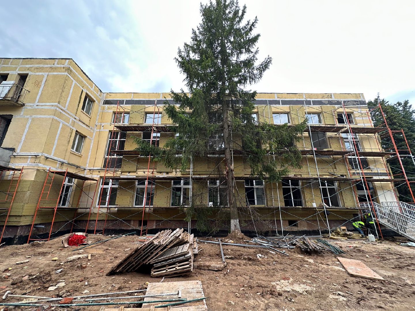 Капитальный ремонт школы, Селятино, Наро-Фоминск