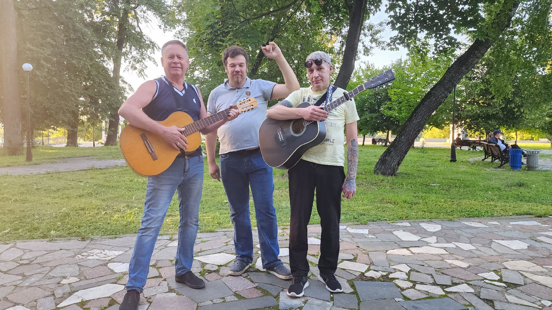 Долгопрудный, чтецы, барды, амфитеатр, Котовский залив