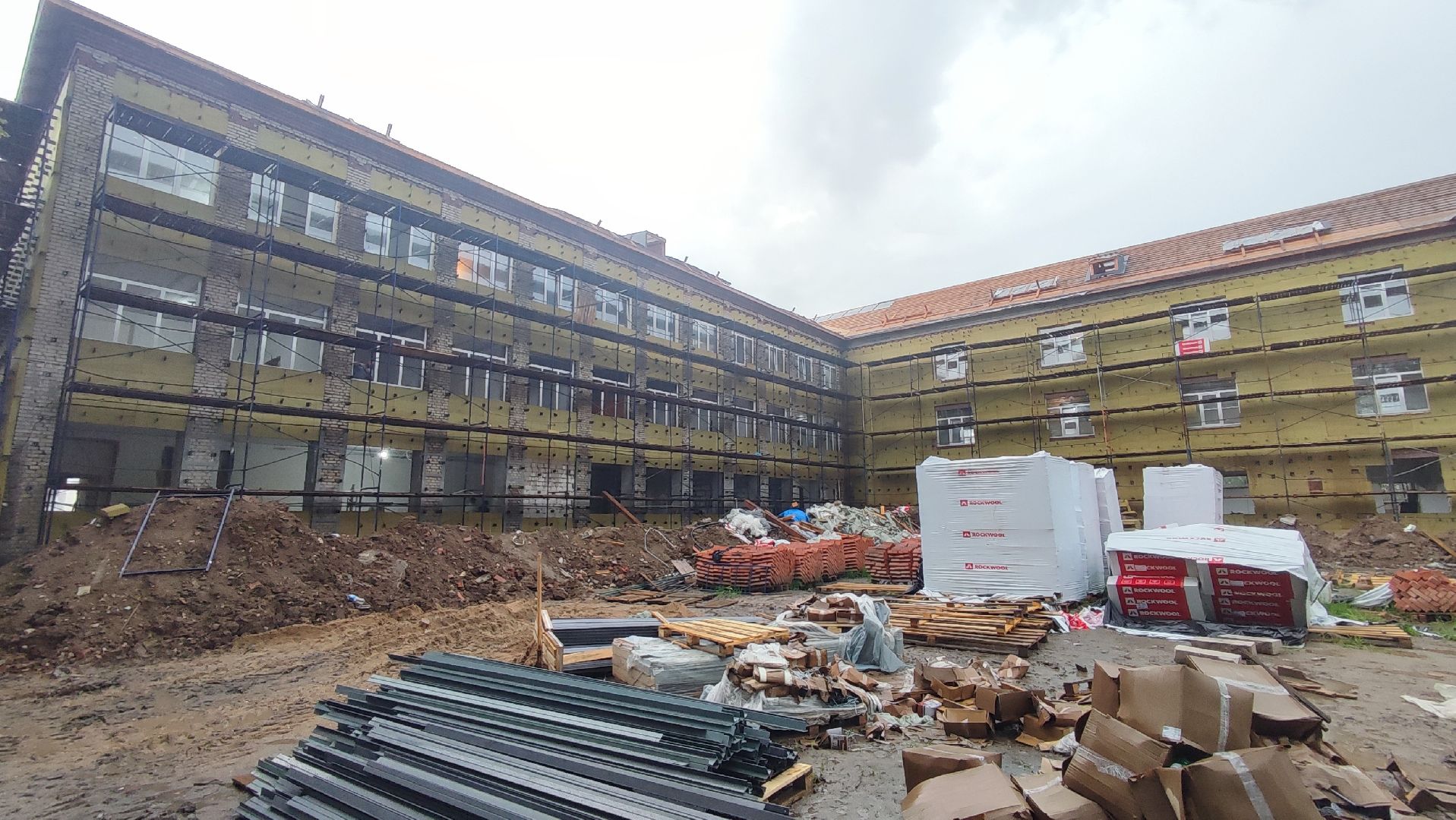 Кашира, капитальный ремонт, школа, электроснабжение, отопление