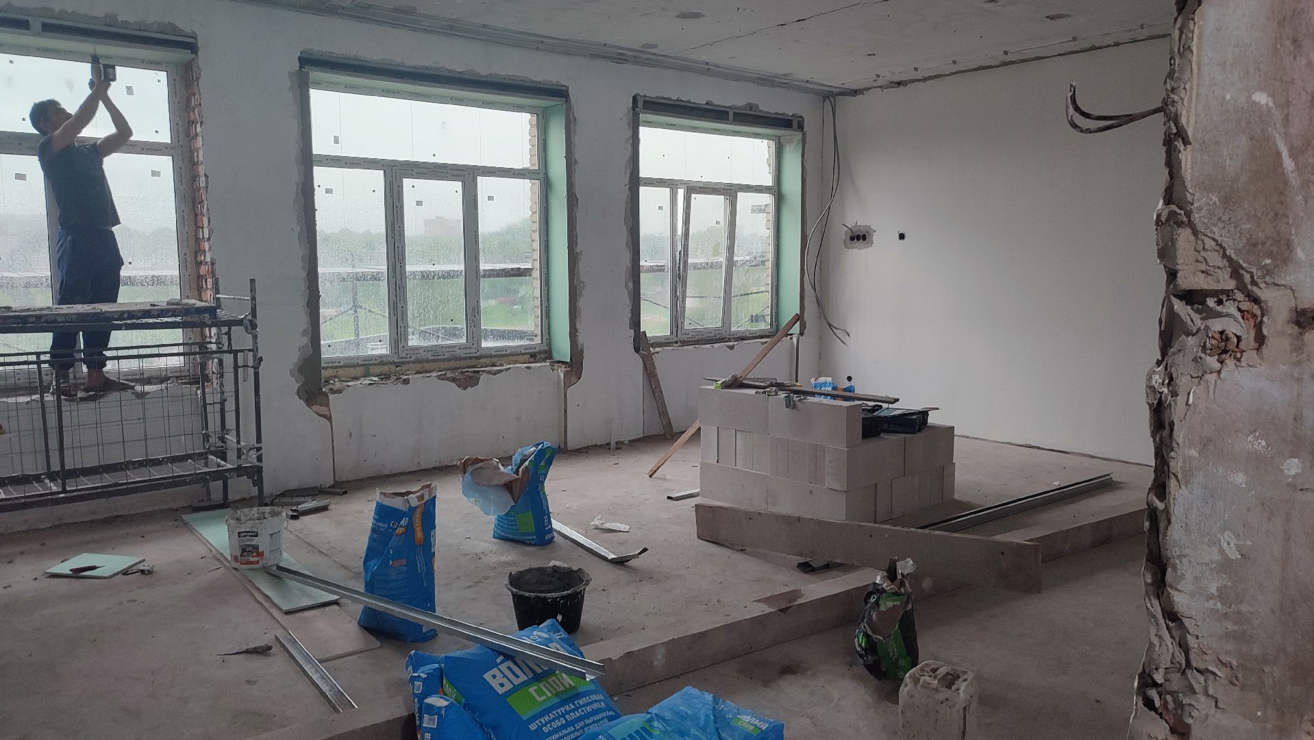 Кашира, капитальный ремонт, школа, электроснабжение, отопление