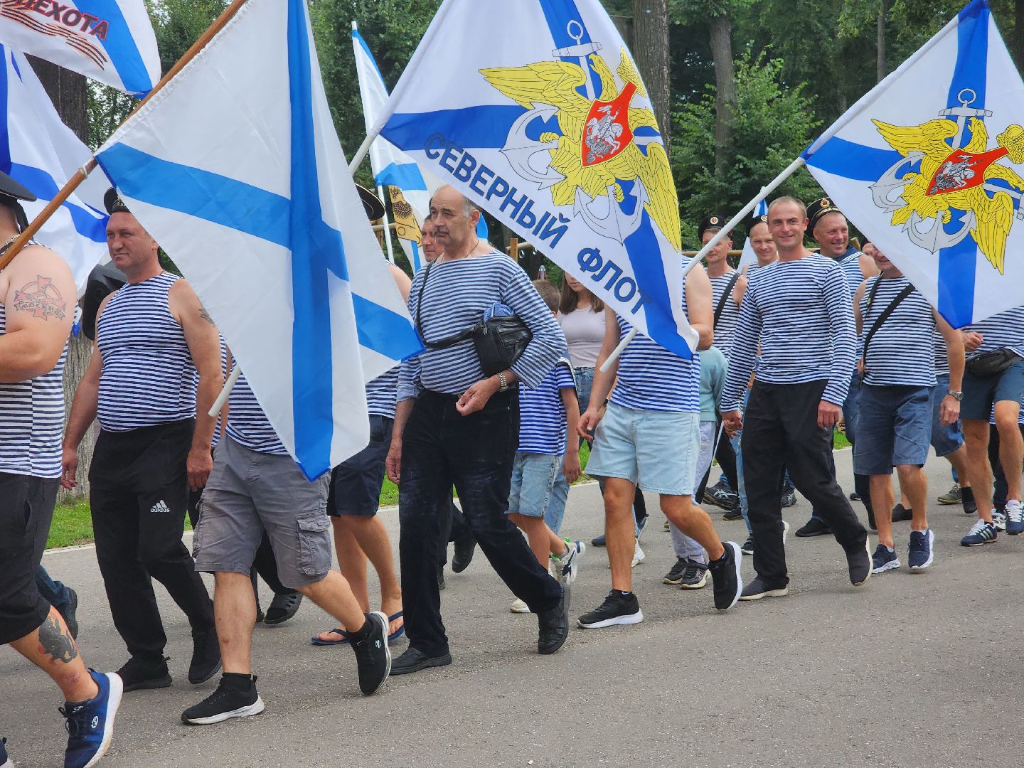 Павловский Посад, городской округ Павловский Посад, люди, праздник, моряки, общество, парк