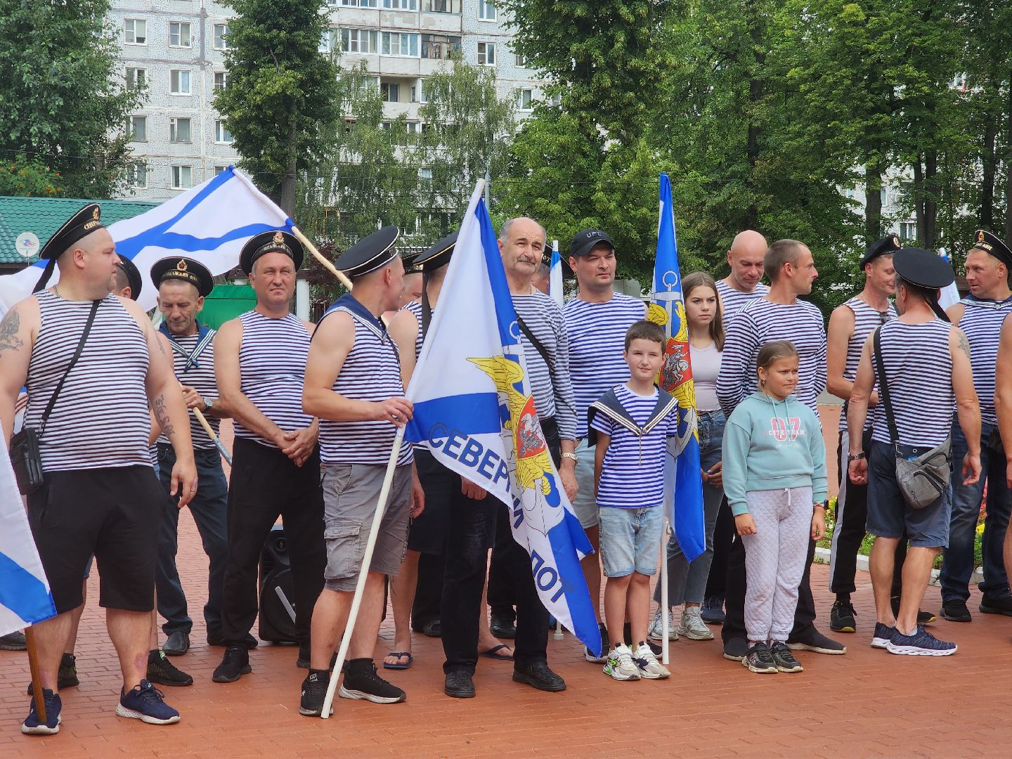 Павловский Посад, городской округ Павловский Посад, люди, праздник, моряки, общество, парк