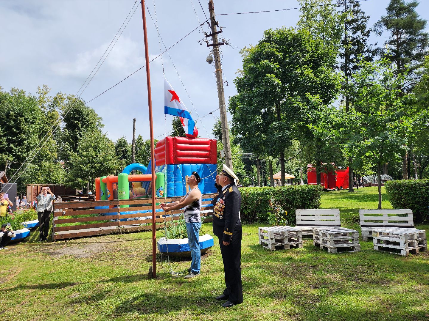 Павловский Посад, городской округ Павловский Посад, люди, праздник, моряки, общество, парк