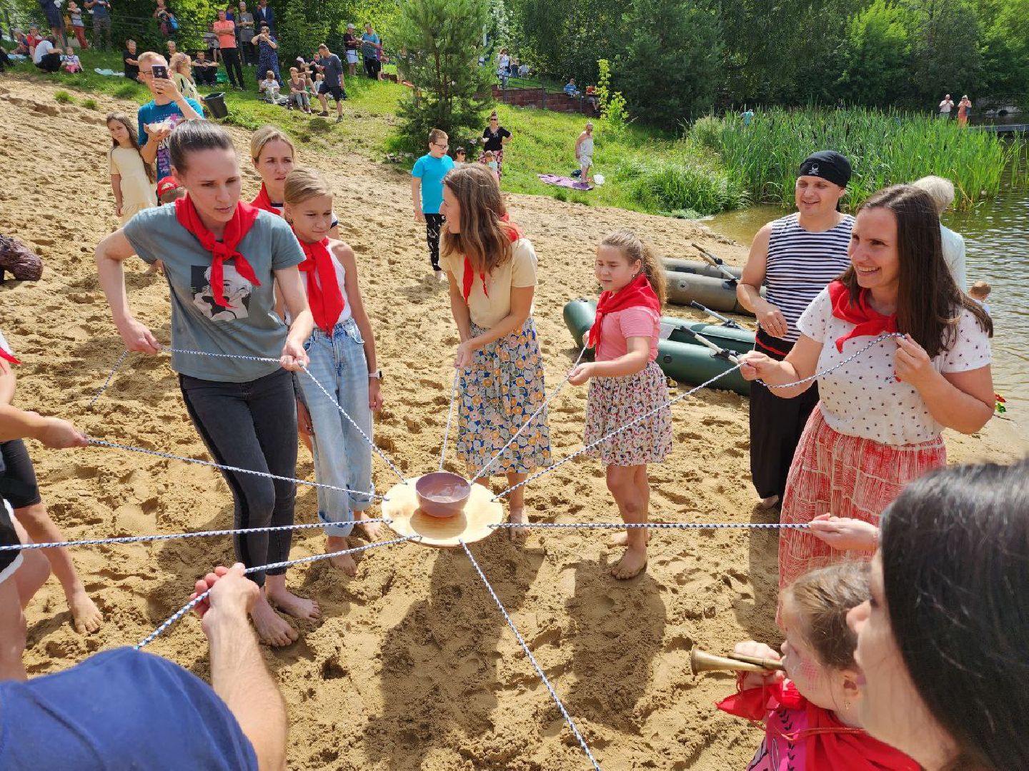 праздник, День Нептуна, День ВМФ, дети, водоём, Лосино-Петровский