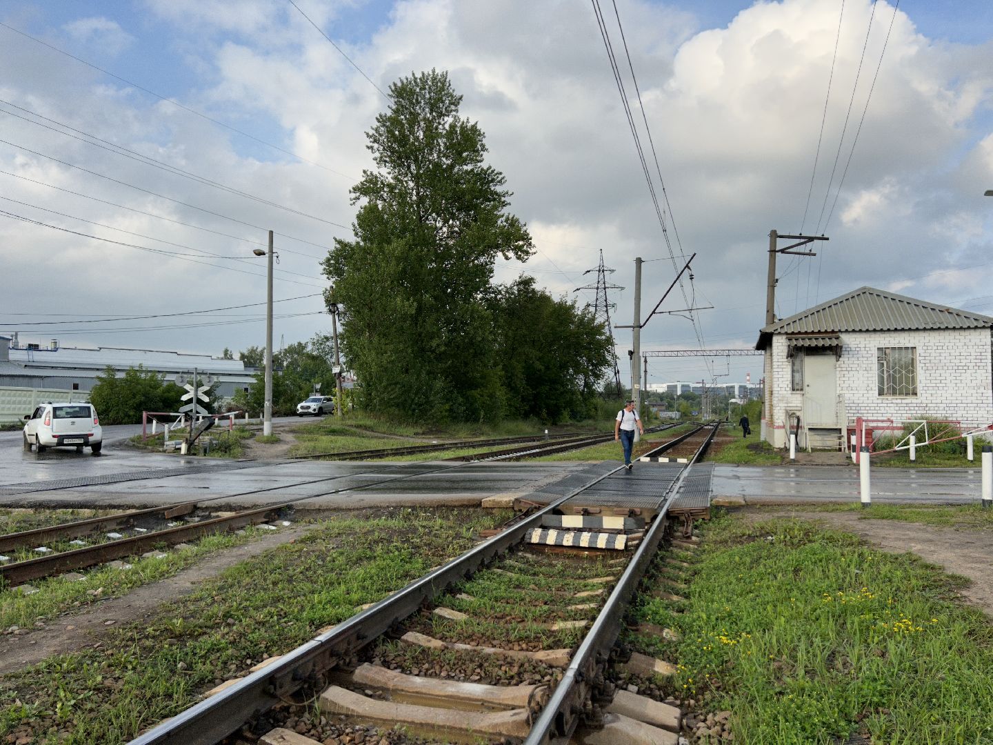 переход, железнодорожная станция, Фрязино