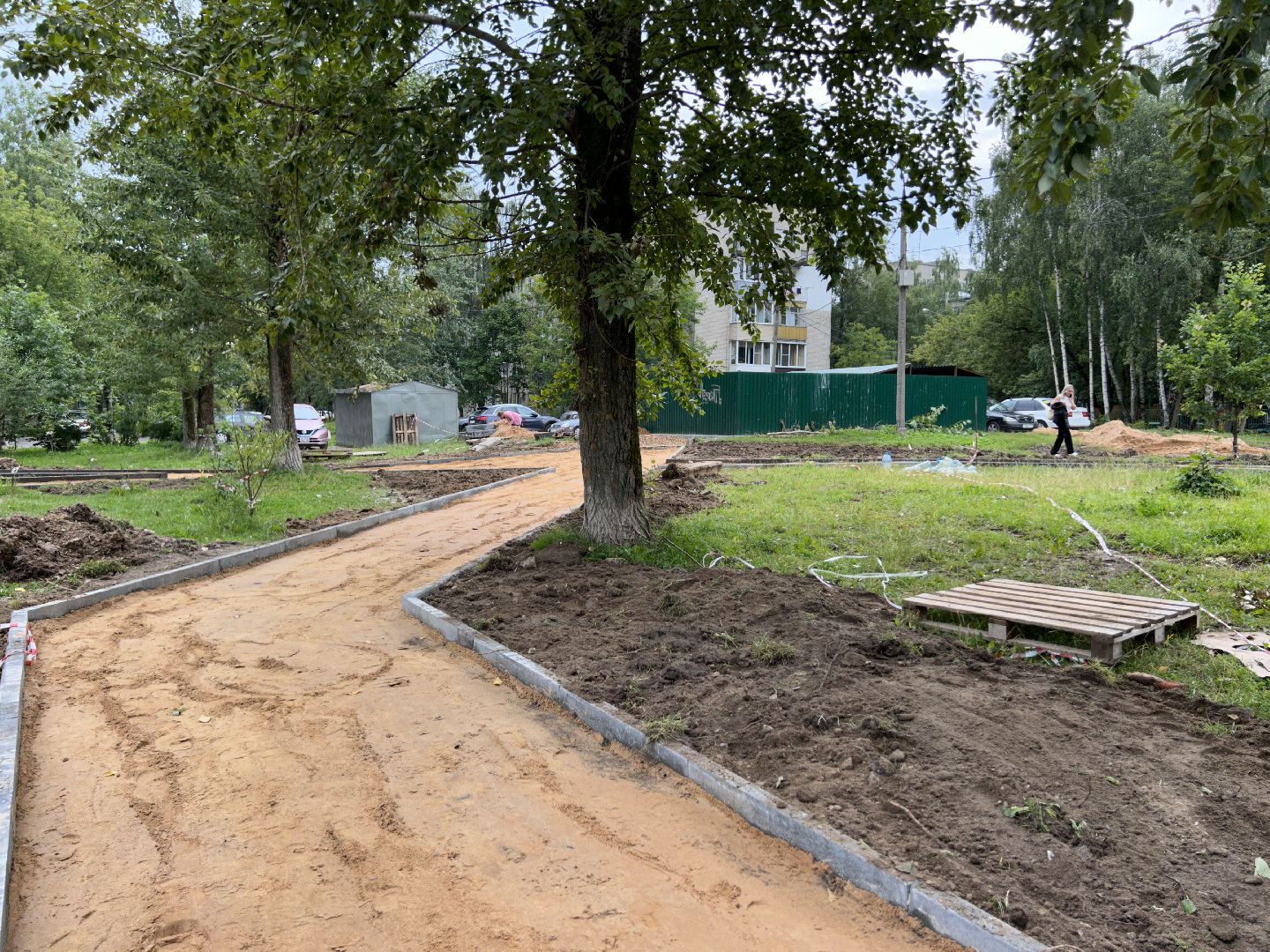 благоустройство, народные тропы, Фрязино