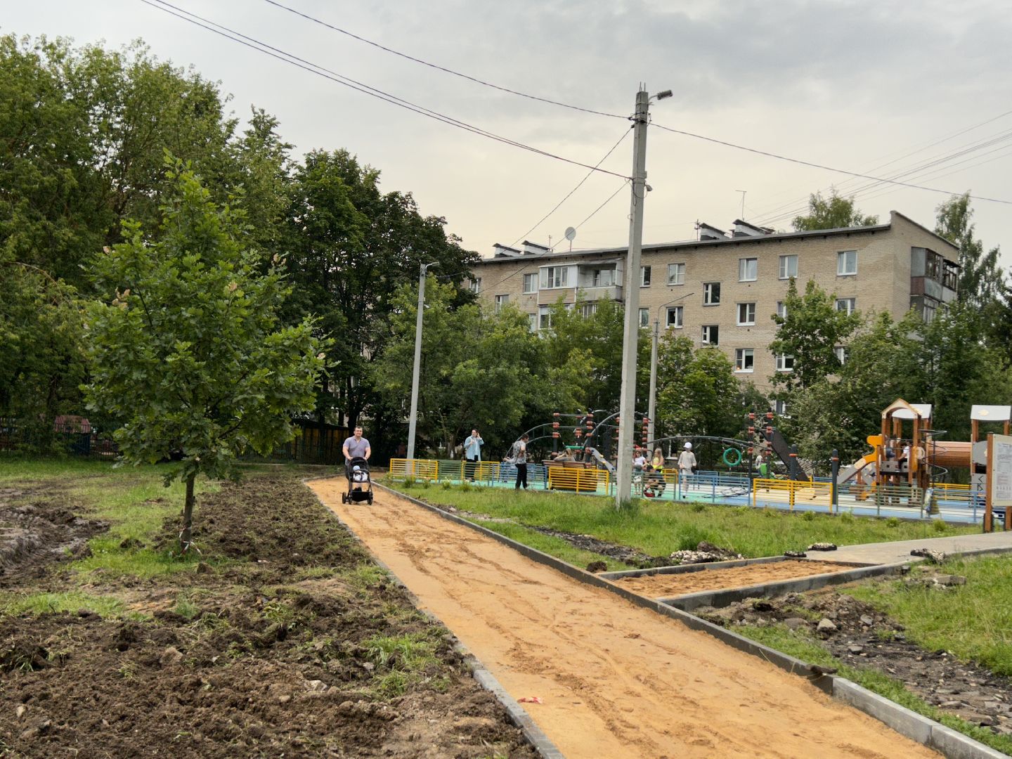 благоустройство, народные тропы, Фрязино