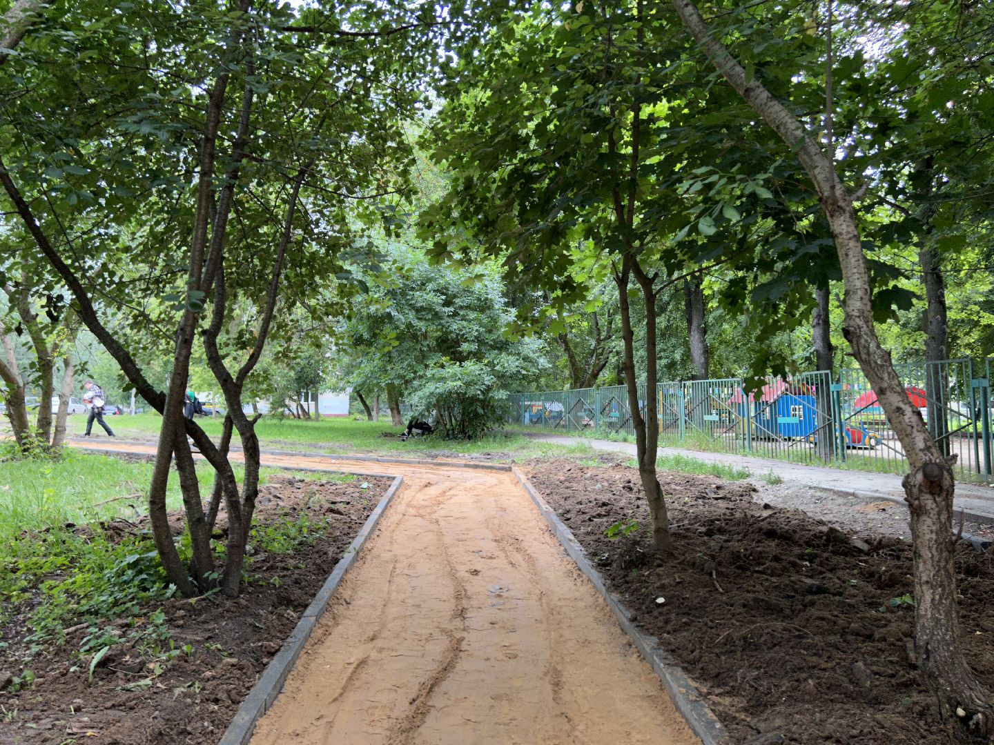 благоустройство, народные тропы, Фрязино