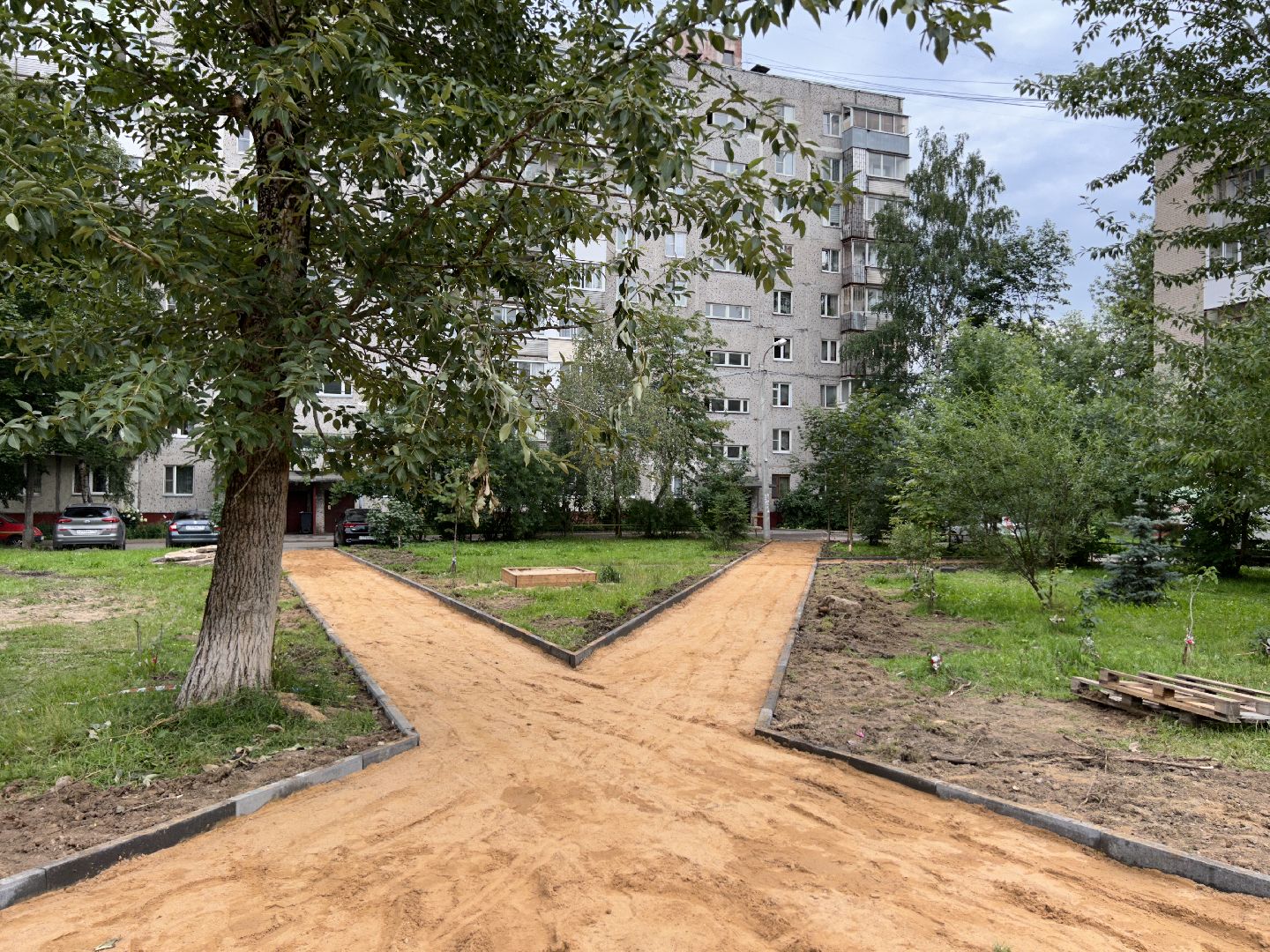 благоустройство, народные тропы, Фрязино