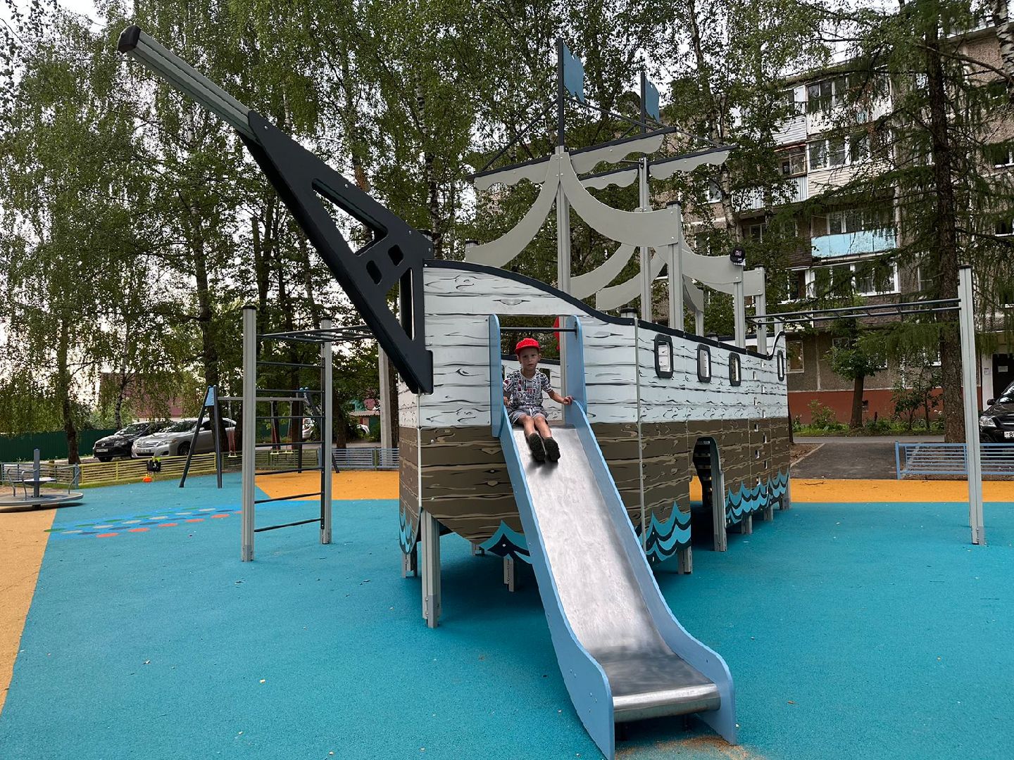 Губернаторская площадка, благоустройство в Подмосковье, детский игровой городок, Наро-Фоминск